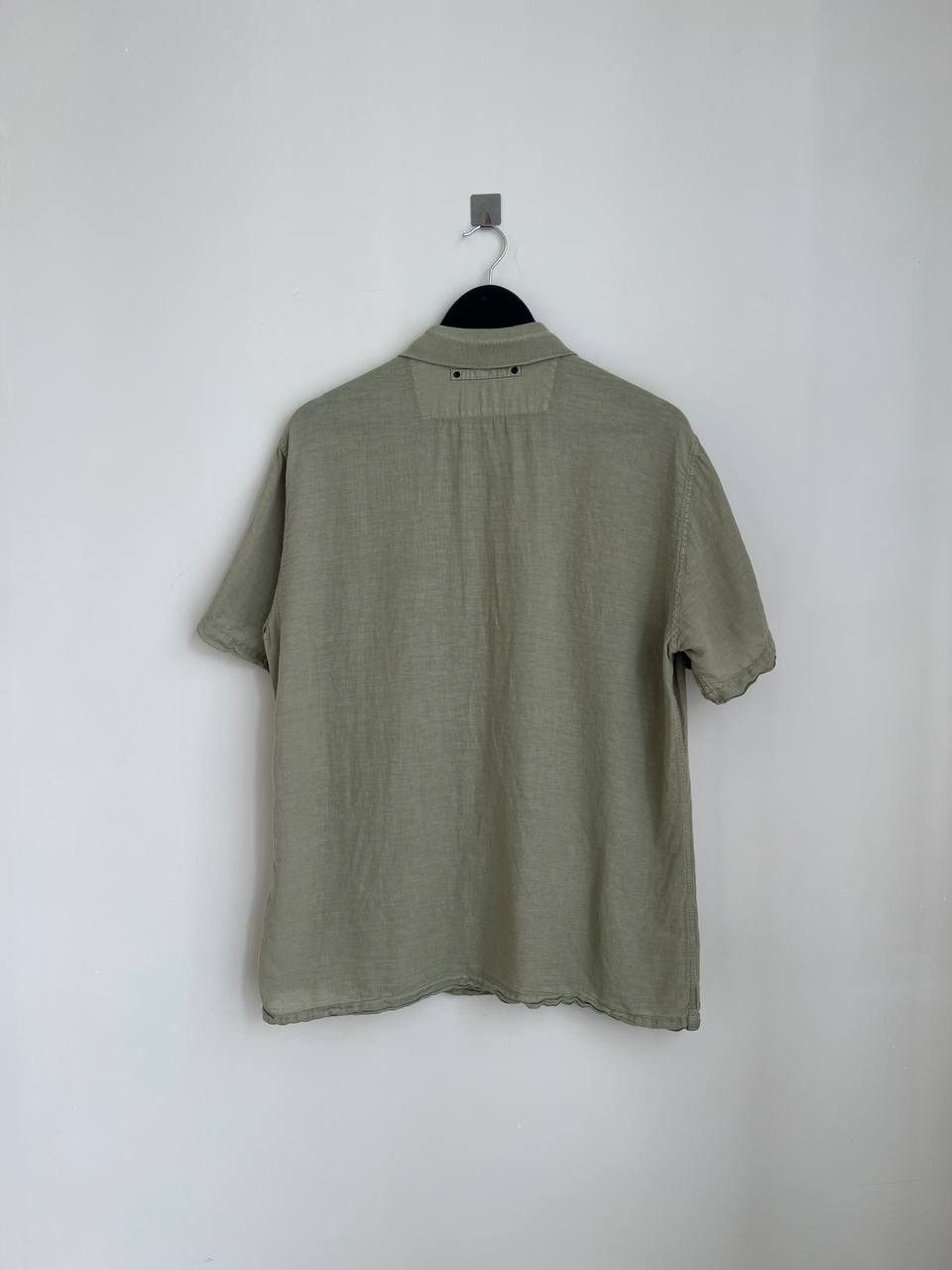 Stone Island Stone Island Beige Linen Summer Shirt Size US L / EU 52-54 / 3 - 3 Thumbnail