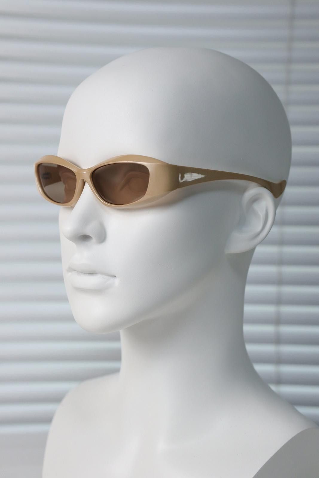 Other Vtg Y2k Avant Garde Round Sunglasses Jelly Pink Unisex OS Size ONE SIZE - 5 Thumbnail
