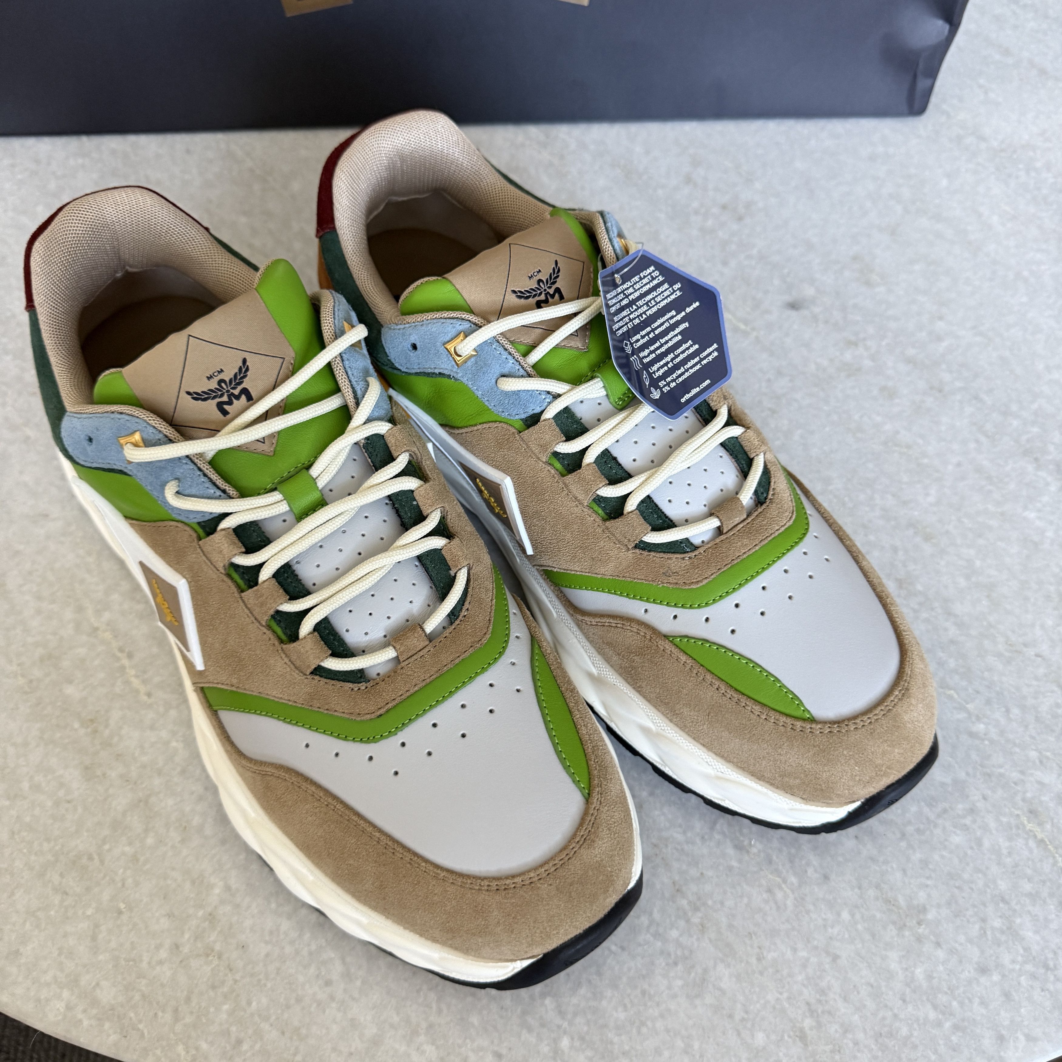 MCM MCM Skywander Low Top Sneakers Men's Suede, Sz 45 Size US 12 / EU 45 - 10 Thumbnail
