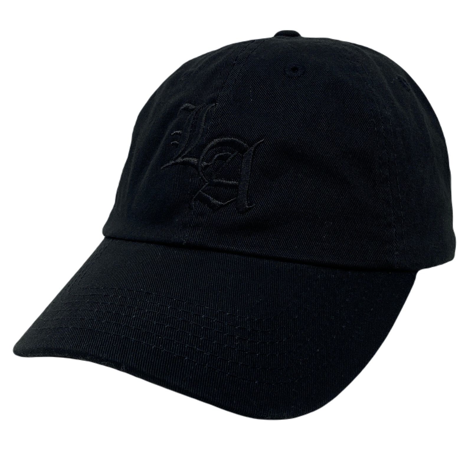 Other Los Angeles Old English Black Dad Hat Size ONE SIZE - 3 Thumbnail