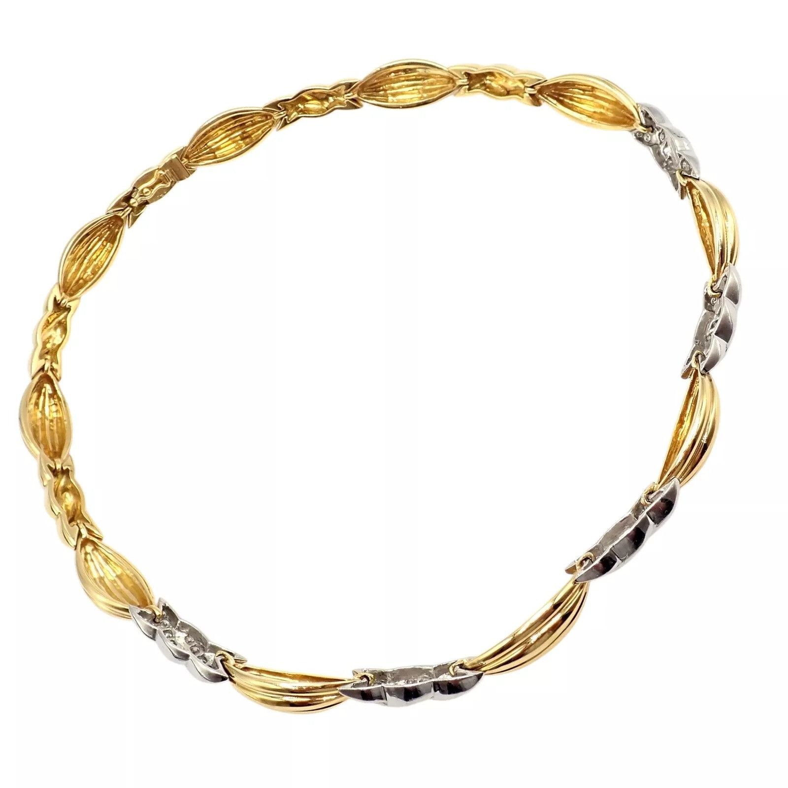 Tiffany & Co. Tiffany & Co 18k Yellow + White Gold Diamond Candy Necklace Size ONE SIZE - 9 Thumbnail