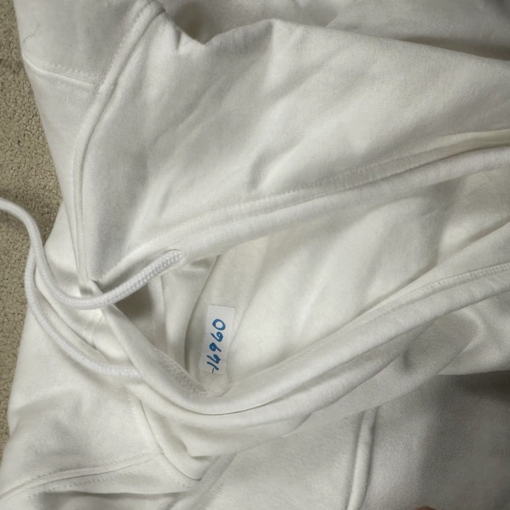 The North Face The North Face Hoodie Sweatshirt Womens XL White Adult Regular Hooded Pullover Fleece Logo Embroidered Pockets Size XL / US 12-14 / IT 48-50 - 7 Thumbnail