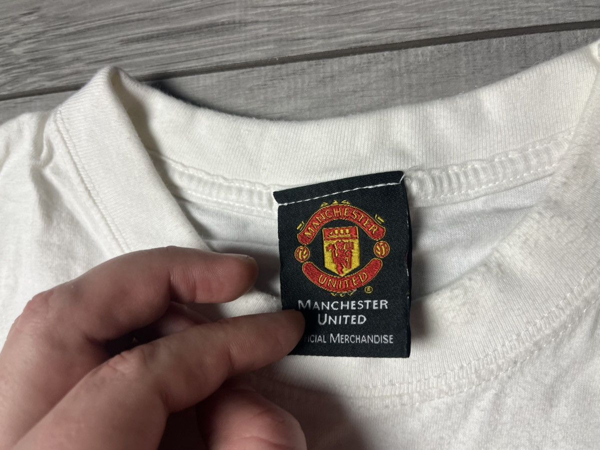 Band Tees Vintage 1999 Manchester United Big Logo T Shirt Football Size US L / EU 52-54 / 3 - 4 Thumbnail