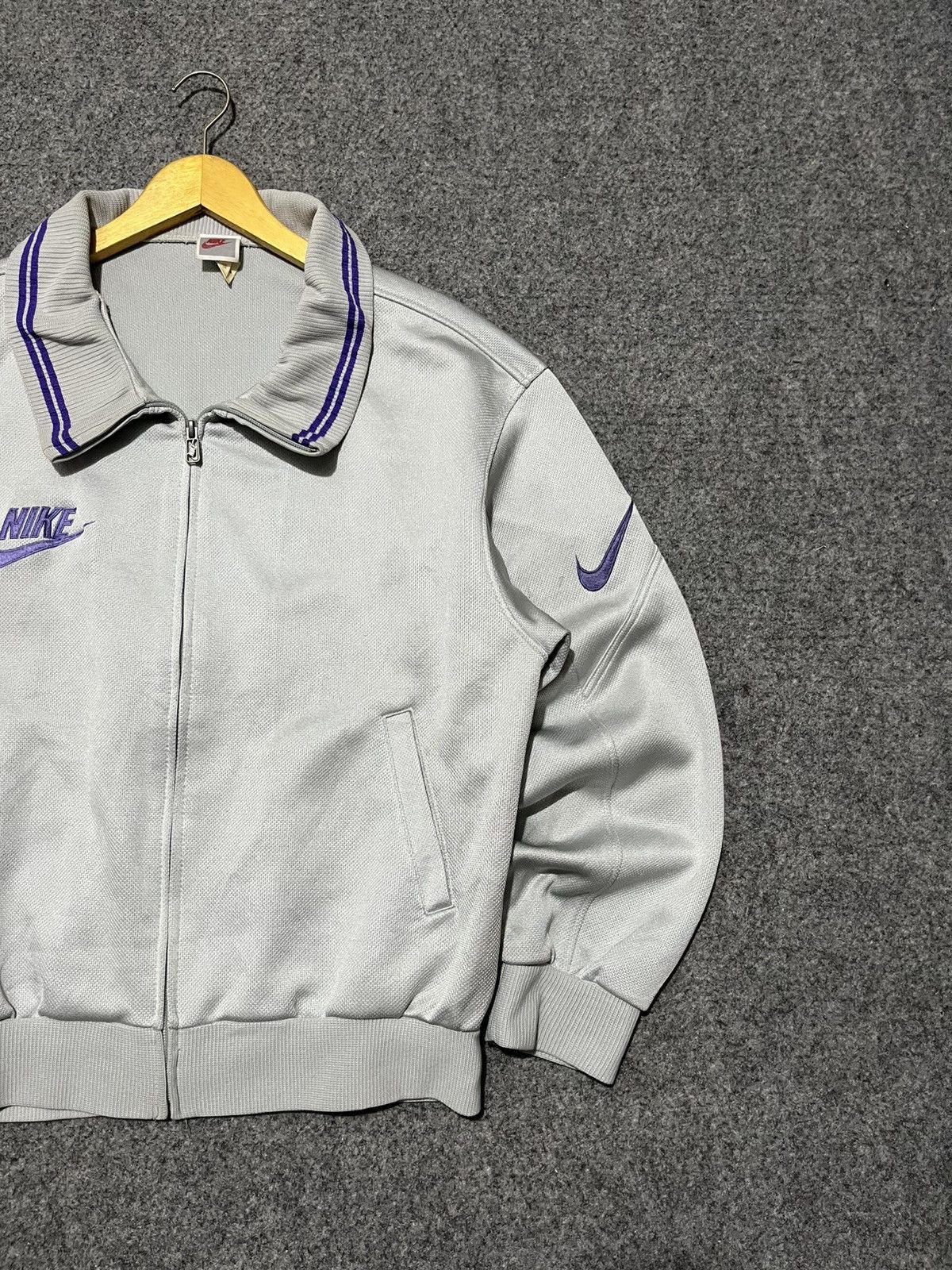 Nike Vintage 1980’s Nike Track Top Zipper Jacket Size US XL / EU 56 / 4 - 3 Thumbnail