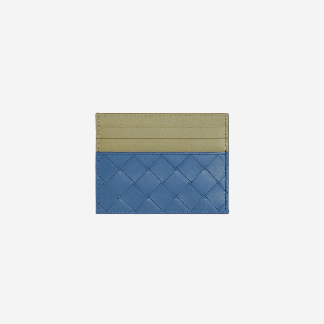 Bottega Veneta o1n1vont1124 Size: OS / Credit Card Case in Blue/Brown Size ONE SIZE - 1 Thumbnail