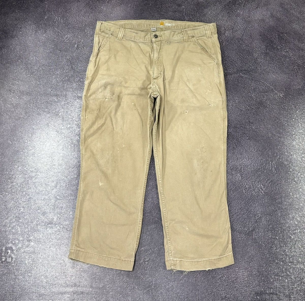 Carhartt Vintage Carhartt Cream USA Hype Baggy Pants Jeans Size US 40 / EU 56 - 2 Thumbnail