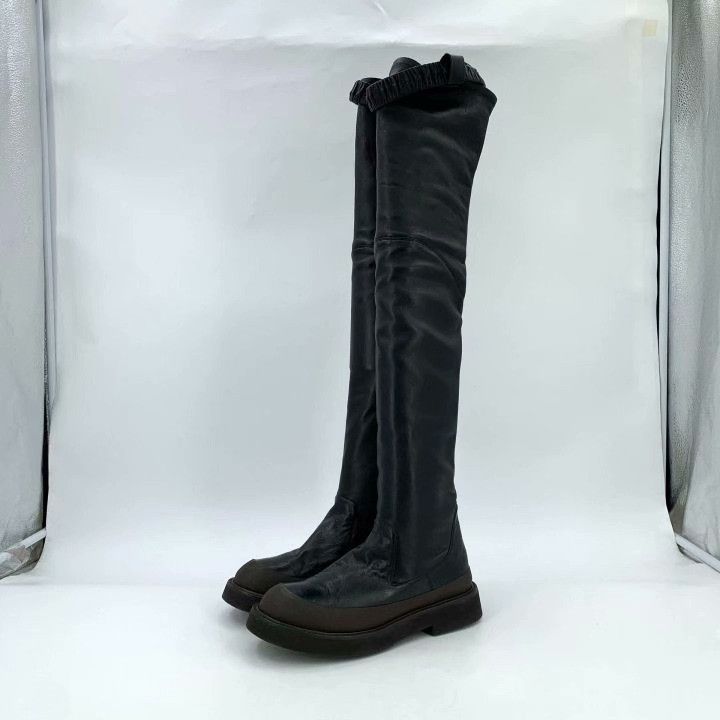 Celine Celine Leather Over-the-Knee Flat Boots Size US 7 / IT 37 - 1 Thumbnail