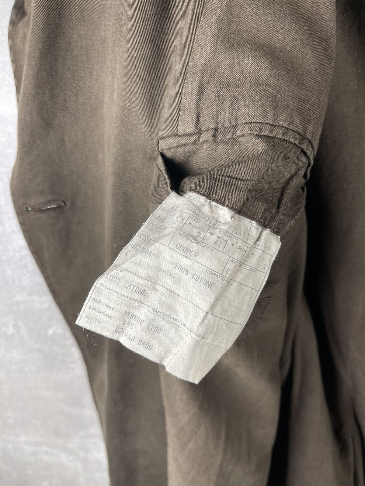 Boglioli Boglioli Military Double Breasted Cotton Coat Brown Size US M / EU 48-50 / 2 - 12 Thumbnail