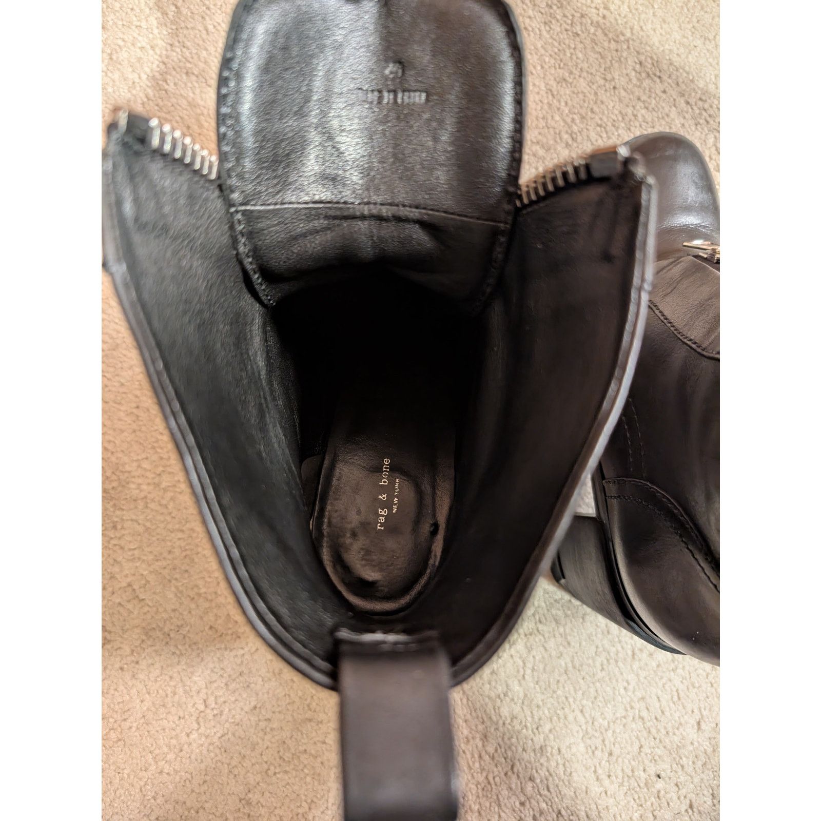 Rag & Bone Rag & Bone Women's Shiloh High Zip Boot - Leather 40EU 10US Size US 10 / IT 40 - 8 Thumbnail