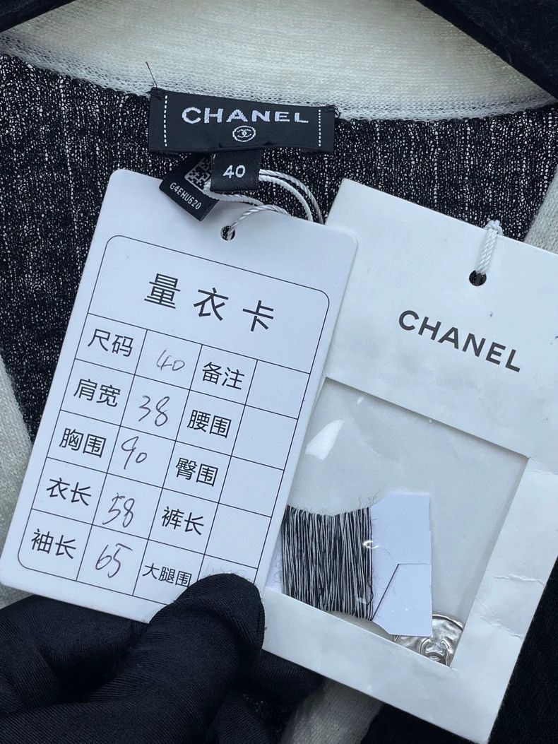 Chanel Chanel Color Block Knit Wool Cardigan -2505 Size US L / EU 52-54 / 3 - 5 Thumbnail