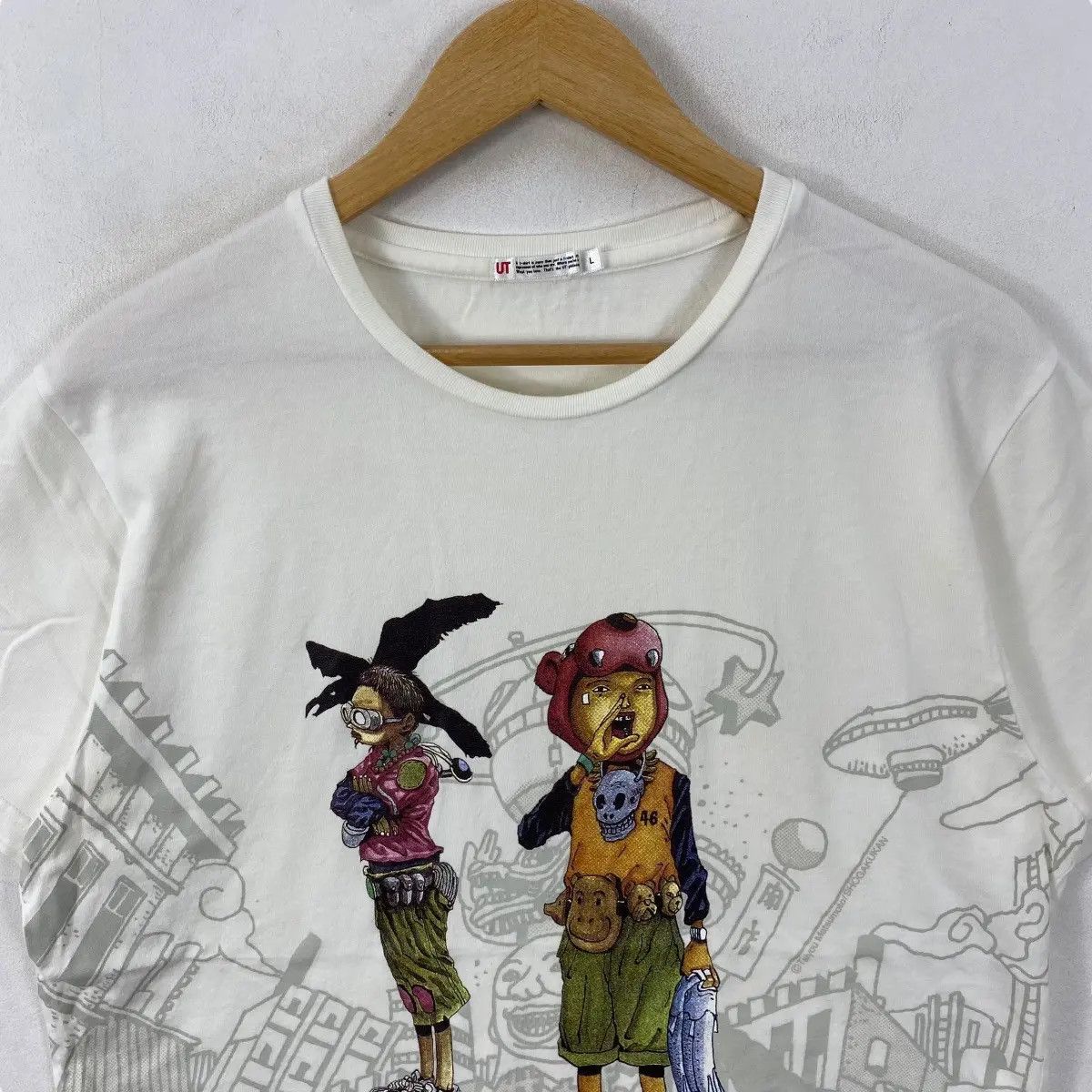 Anime Vintage TEKKONKINKREET TAIYOU MATSUMOTO Full Print Anime Tee Size US L / EU 52-54 / 3 - 2 Thumbnail