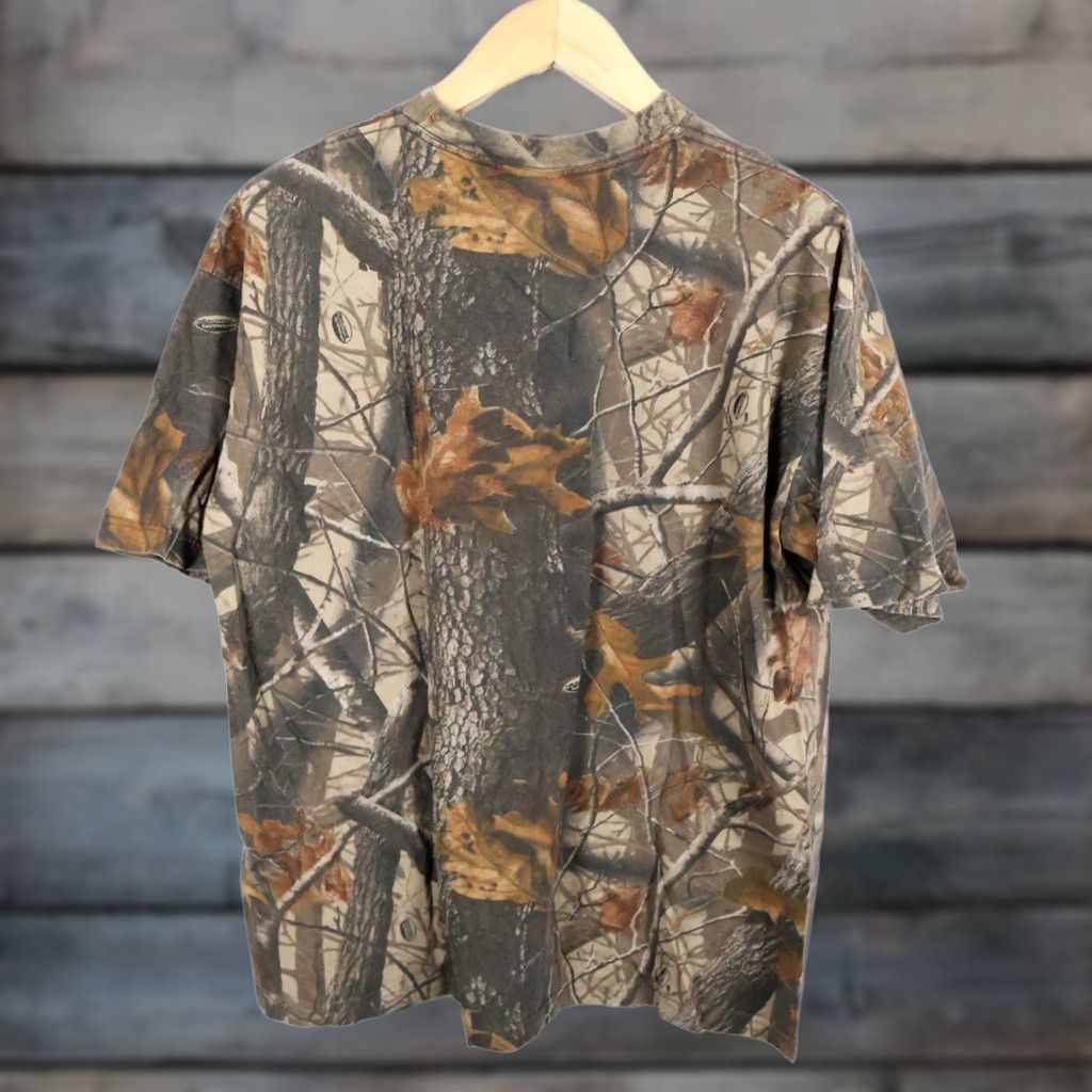 Realtree Pella T-Shirt Men 2XL Camouflage RealTree Brown 100% Cotton Vintage VTG Nature Outdoor Short Sleeve Crew Neck Mens Size US XXL / EU 58 / 5 - 1 Thumbnail