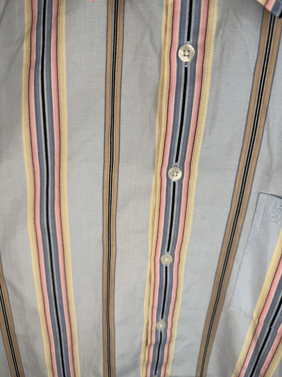 Yves Saint Laurent Multicolor YSL Shirt Summer Size US L / EU 52-54 / 3 - 13 Thumbnail