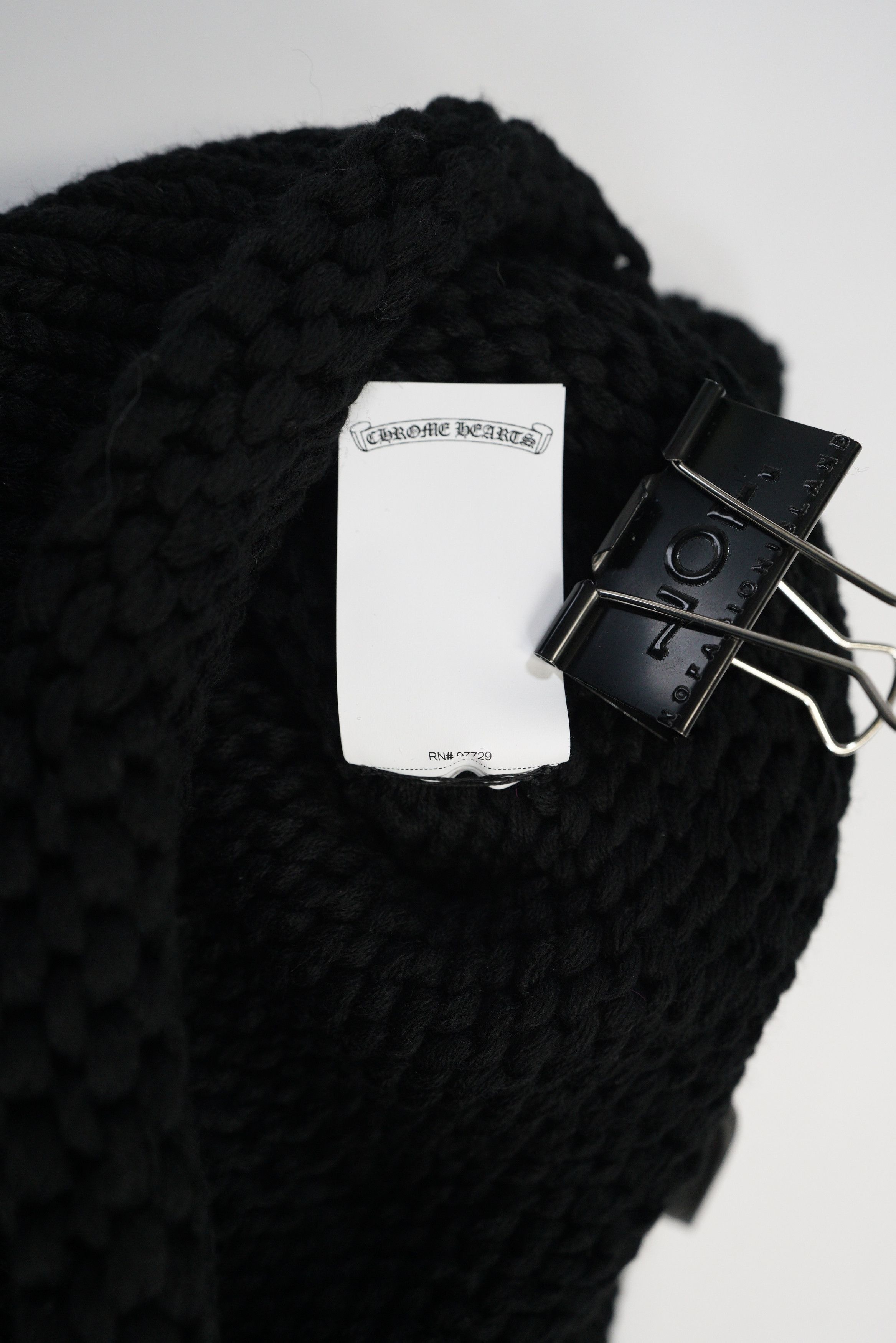 Chrome Hearts Chrome Hearts Black Knitted Christmas Stocking Size ONE SIZE - 10 Thumbnail