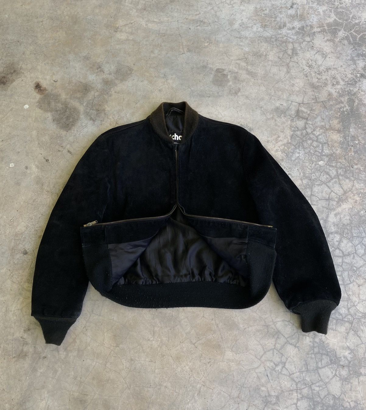 Schott Vintage SCHOTT NYC Suede Leather Bomber Jacket 🇺🇸 Size US M / EU 48-50 / 2 - 2 Thumbnail