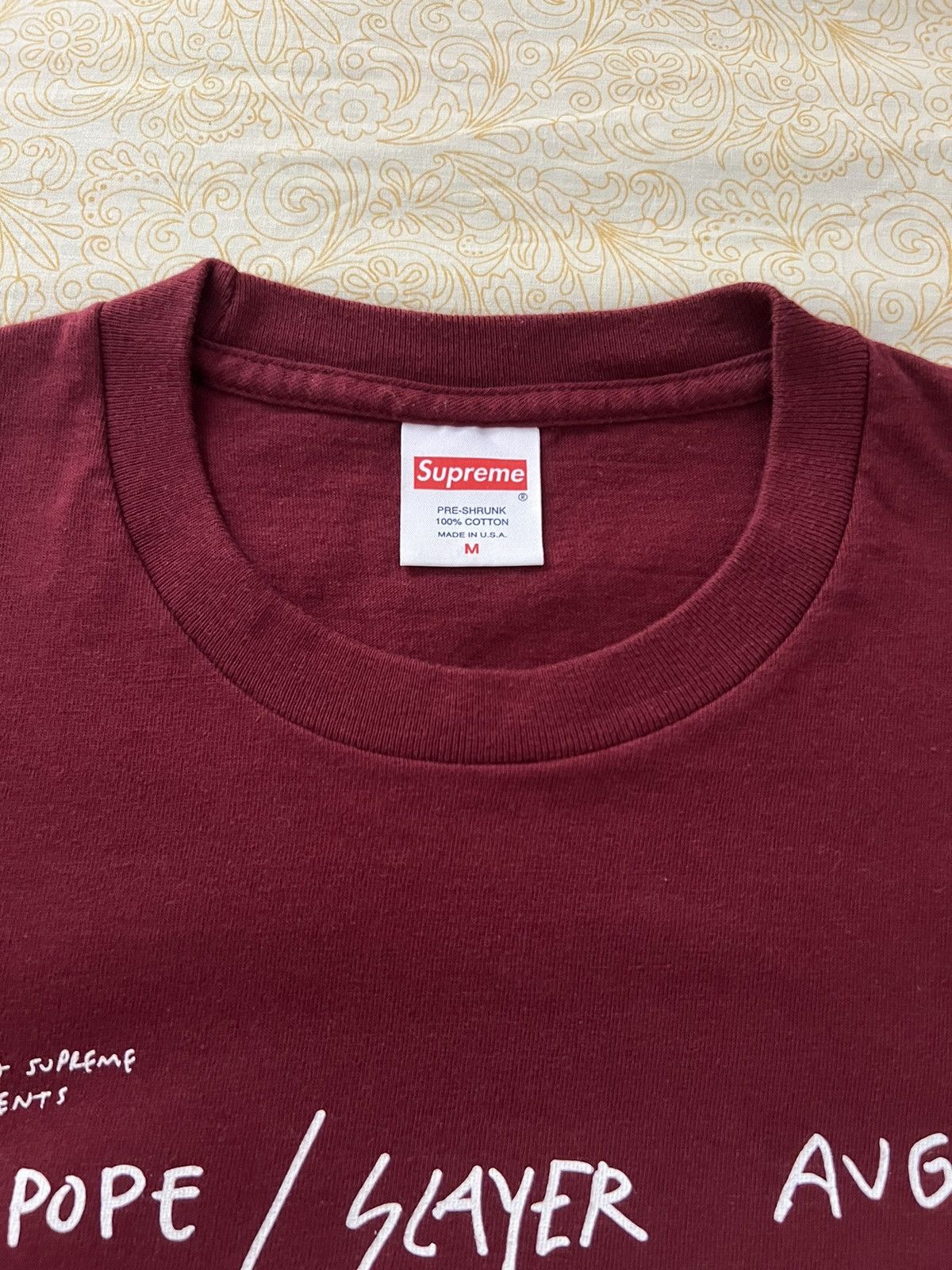Antihero × Supreme Supreme Antihero Pope Slayer Tee | Grailed