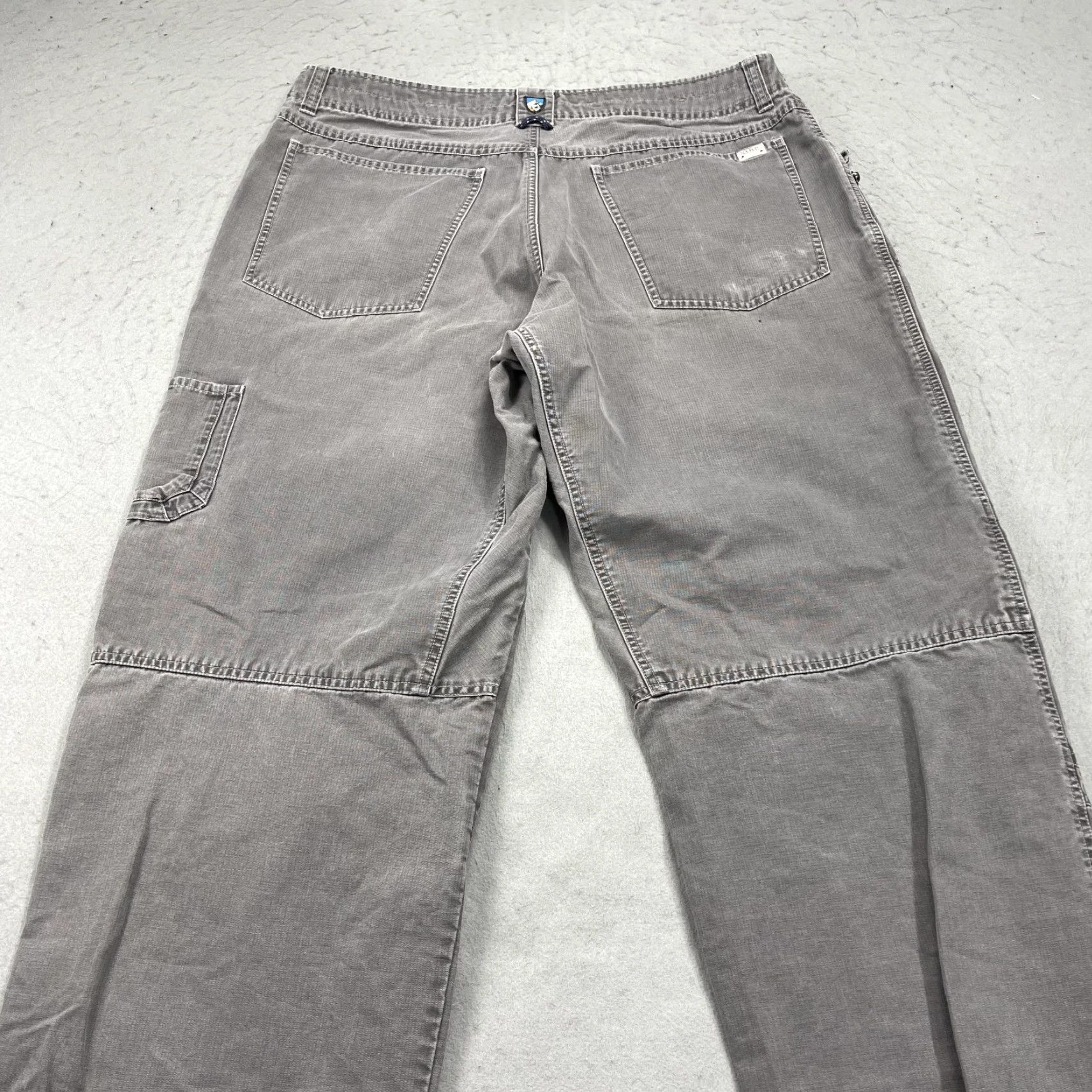 Logo 7 KUHL Outkast Pants Mens 38x32 Gray Workwear Vintage Logo Cotton Canvas Straight Chino Pants Mens Regular 38 32 Gray Logo Pockets Vintage? Size US 38 / EU 54 - 6 Thumbnail