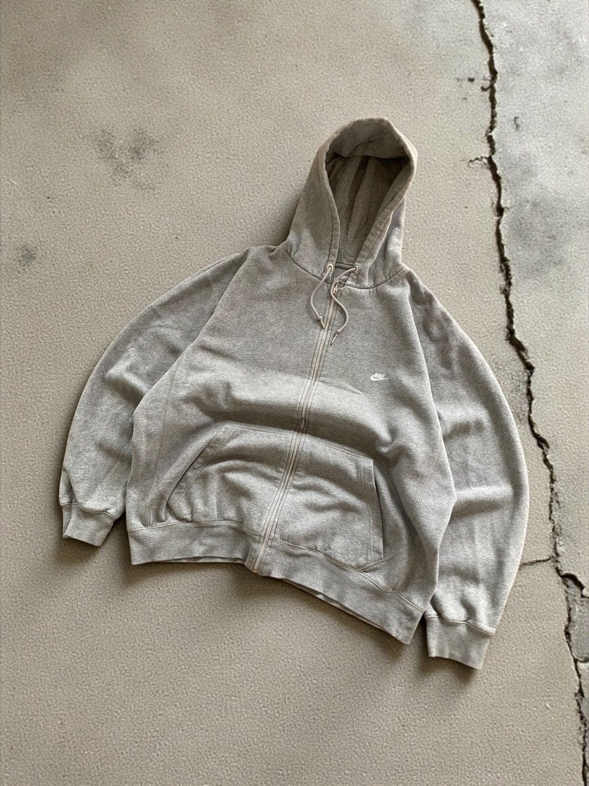 Nike Vintage zip hoodie sweatshirt nike XXL y2k uk drill drip Size US XXL / EU 58 / 5 - 1 Thumbnail