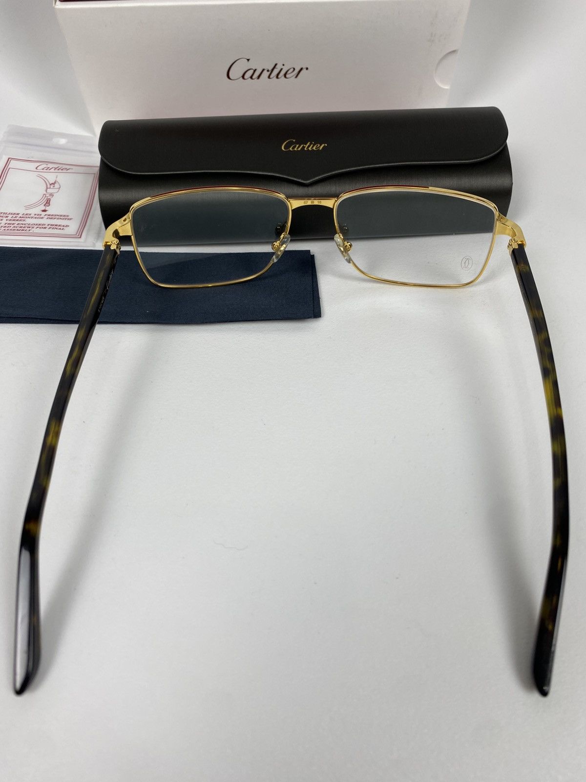 Cartier Cartier CT0040o Gold Frame Glasses New One Size Size ONE SIZE - 9 Thumbnail