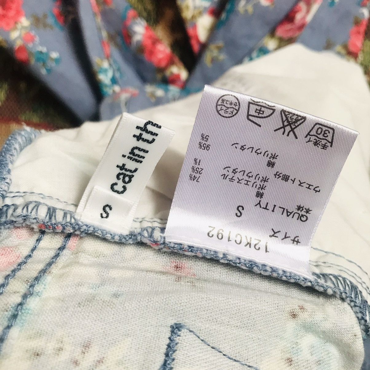 If Six Was Nine × Japanese Brand × Vintage Vintage Cat In The Closet Floral Pant Size 27" / US 4 / IT 40 - 11 Thumbnail