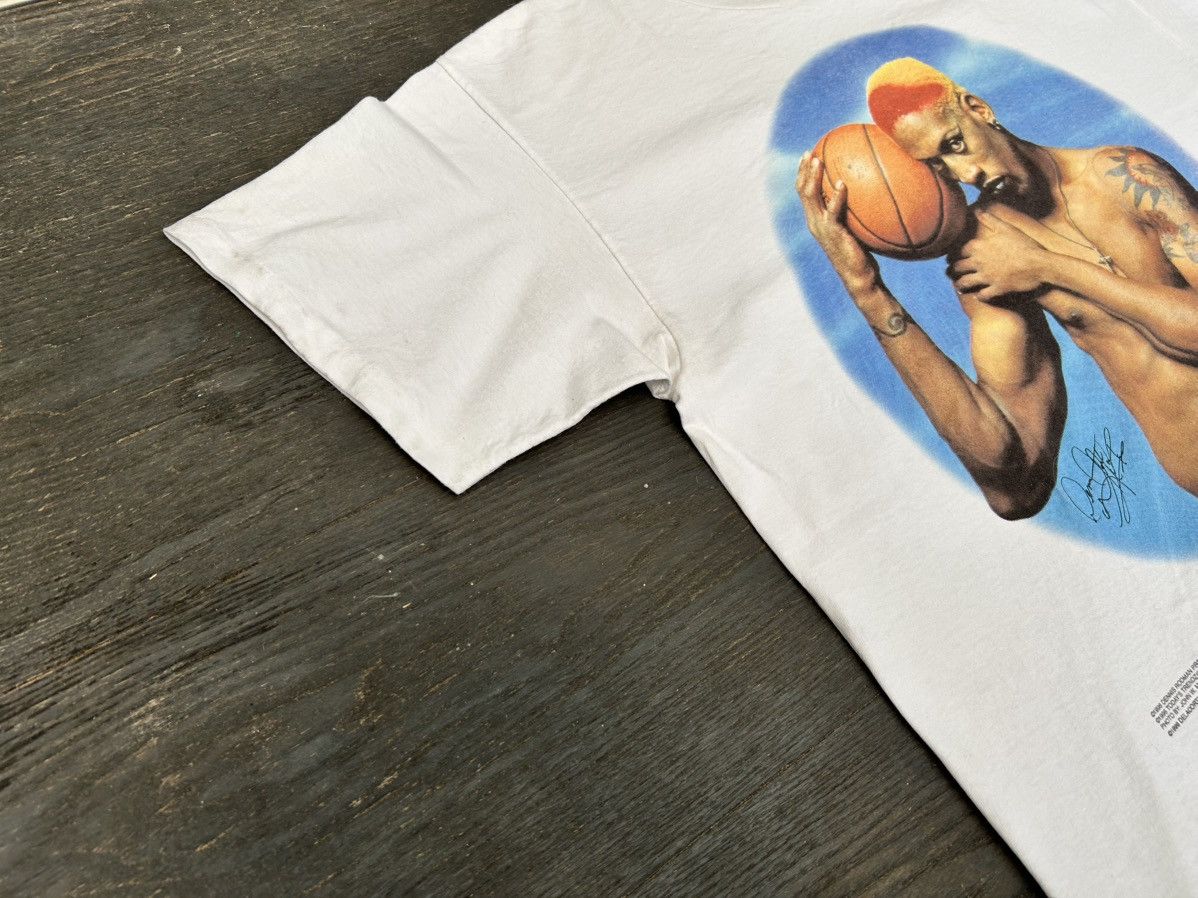 NBA × Vintage *RARE* Vintage 90s Dennis Rodman (Single Stitch) Size US L / EU 52-54 / 3 - 2 Thumbnail