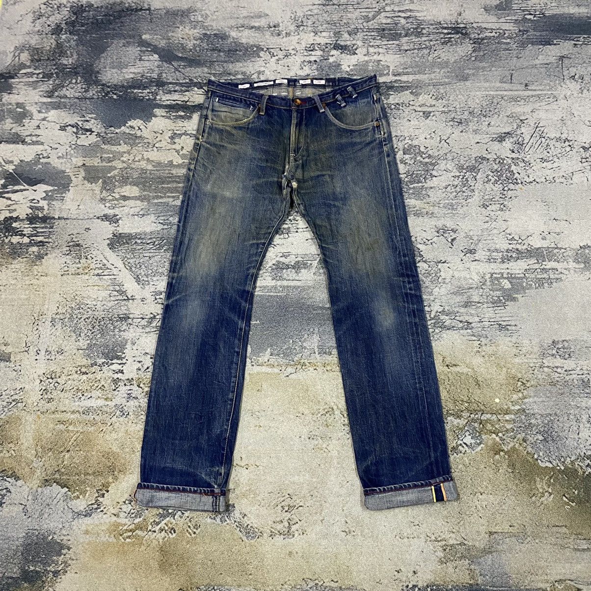If Six Was Nine × Paul Smith Red Ear × Vintage Vintage Selvedge Paul Smith Rusty Faded Distress Denim Jeans Size US 33 - 1 Thumbnail