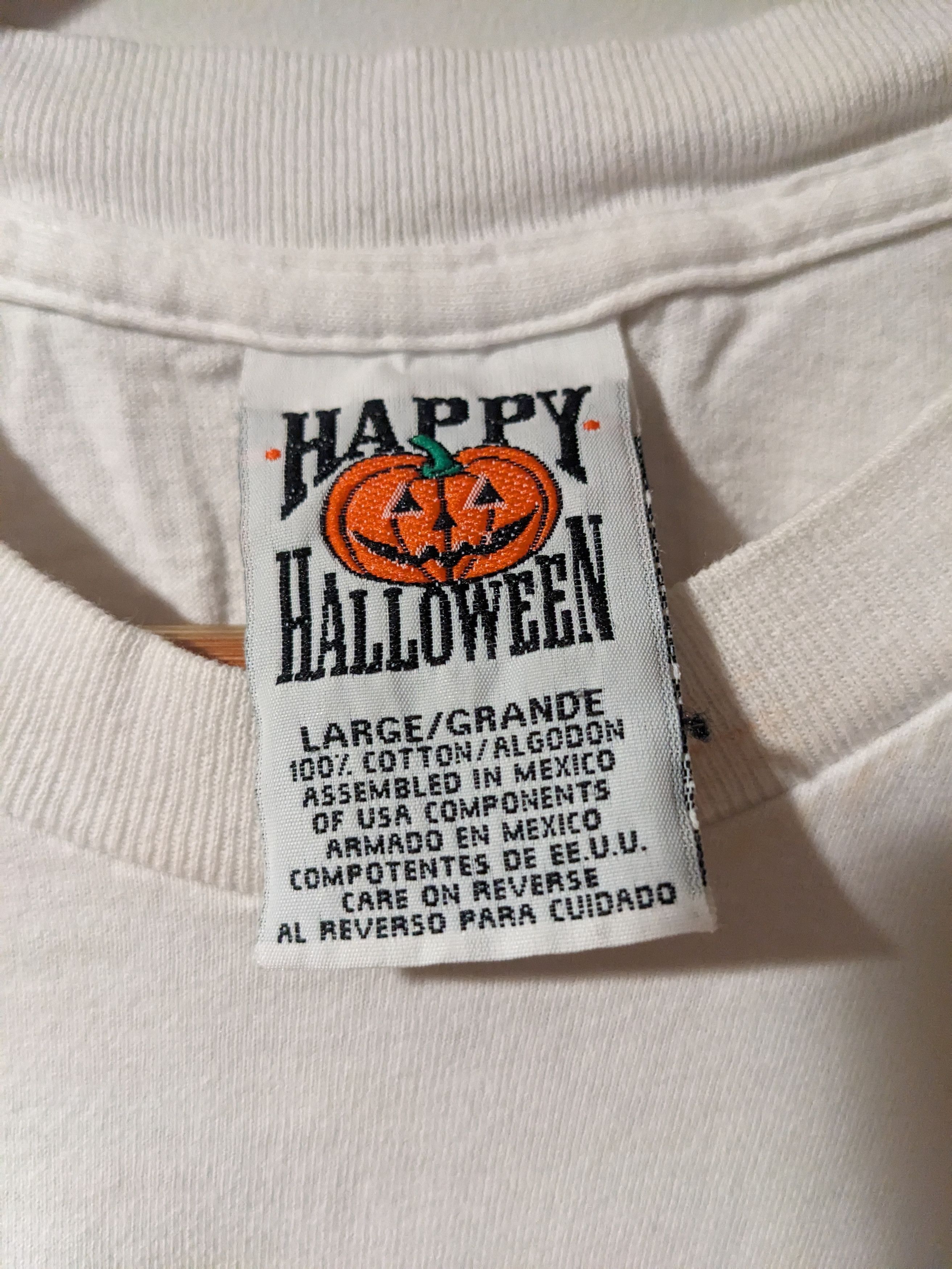 Gildan × Vintage Vintage 90s Show me the Candy Halloween Trick Treat T-Shirt Size US L / EU 52-54 / 3 - 3 Thumbnail