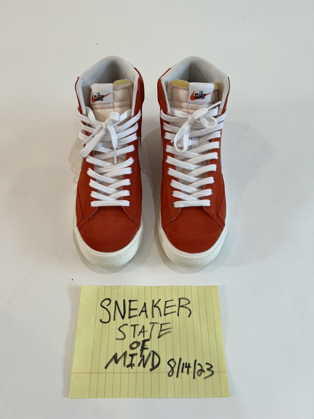 Nike × Vintage NIKE BLAZER MID ‘77 SUEDE “HABANERO RED” SIZE: 9. Worn 1x Size US 9 / EU 42 - 3 Thumbnail