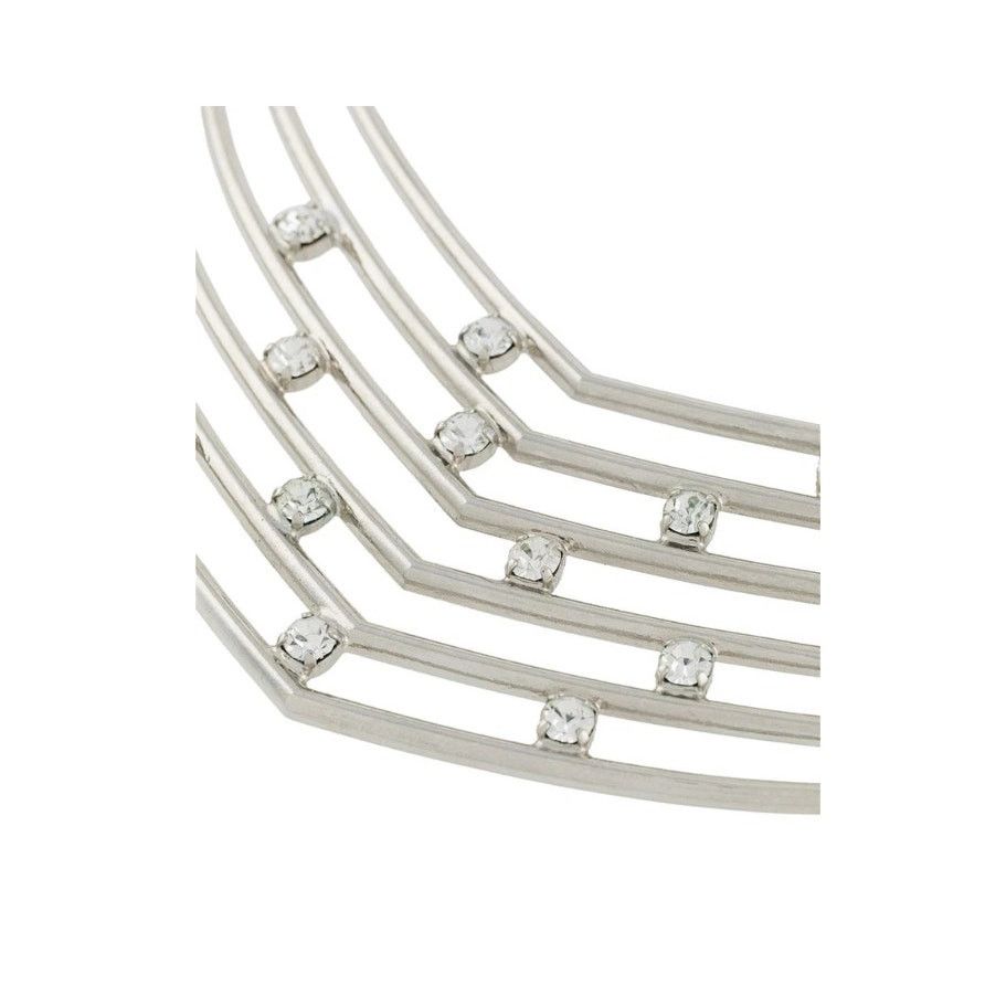 Alberta Ferretti AW20 Alberta Ferretti Crystal-Embellished Strass Necklace Size ONE SIZE - 3 Thumbnail