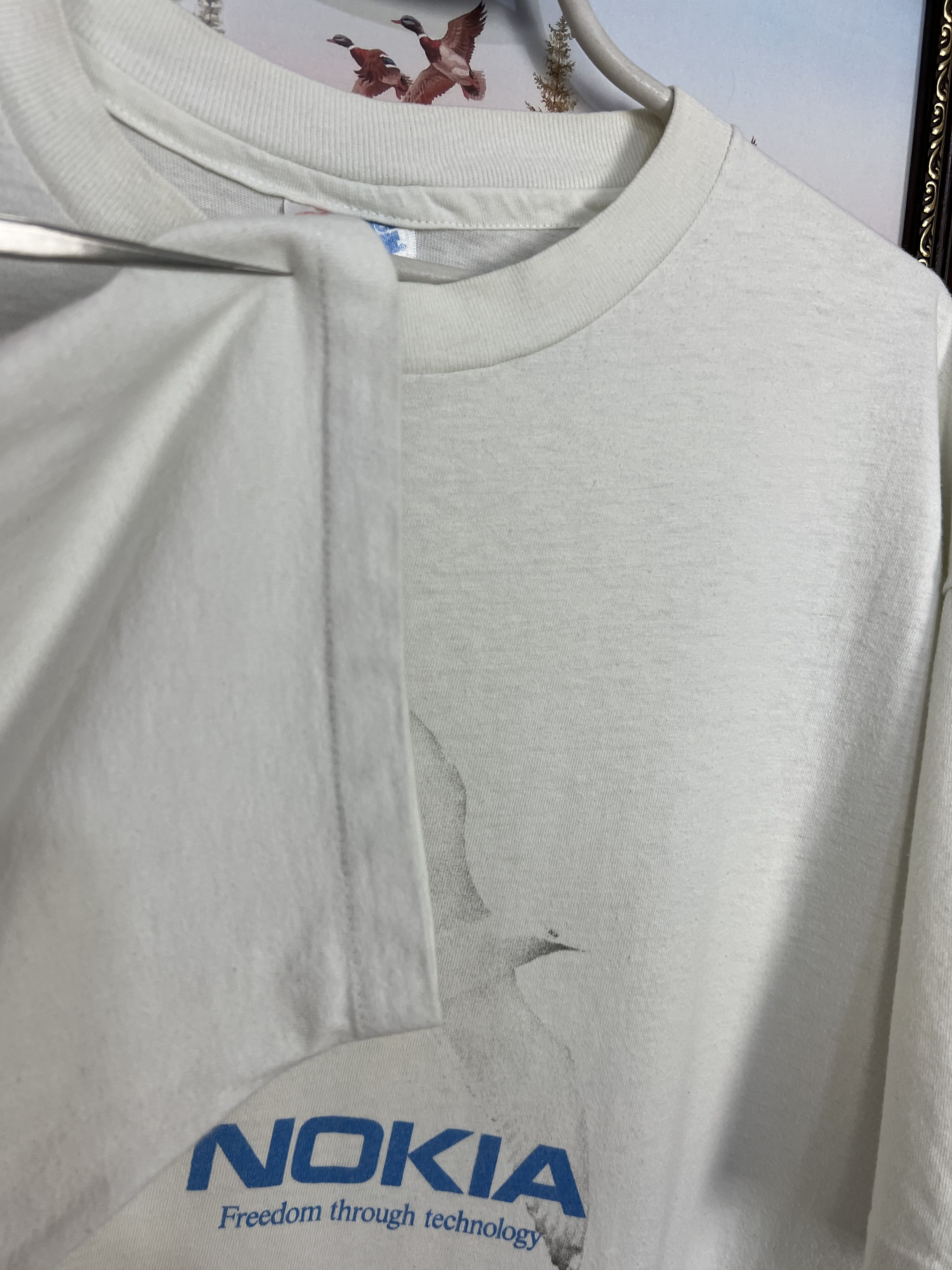 Vintage Vintage 90’s Nokia Connect Shirt Freedom Throught Technology Size US XL / EU 56 / 4 - 8 Thumbnail