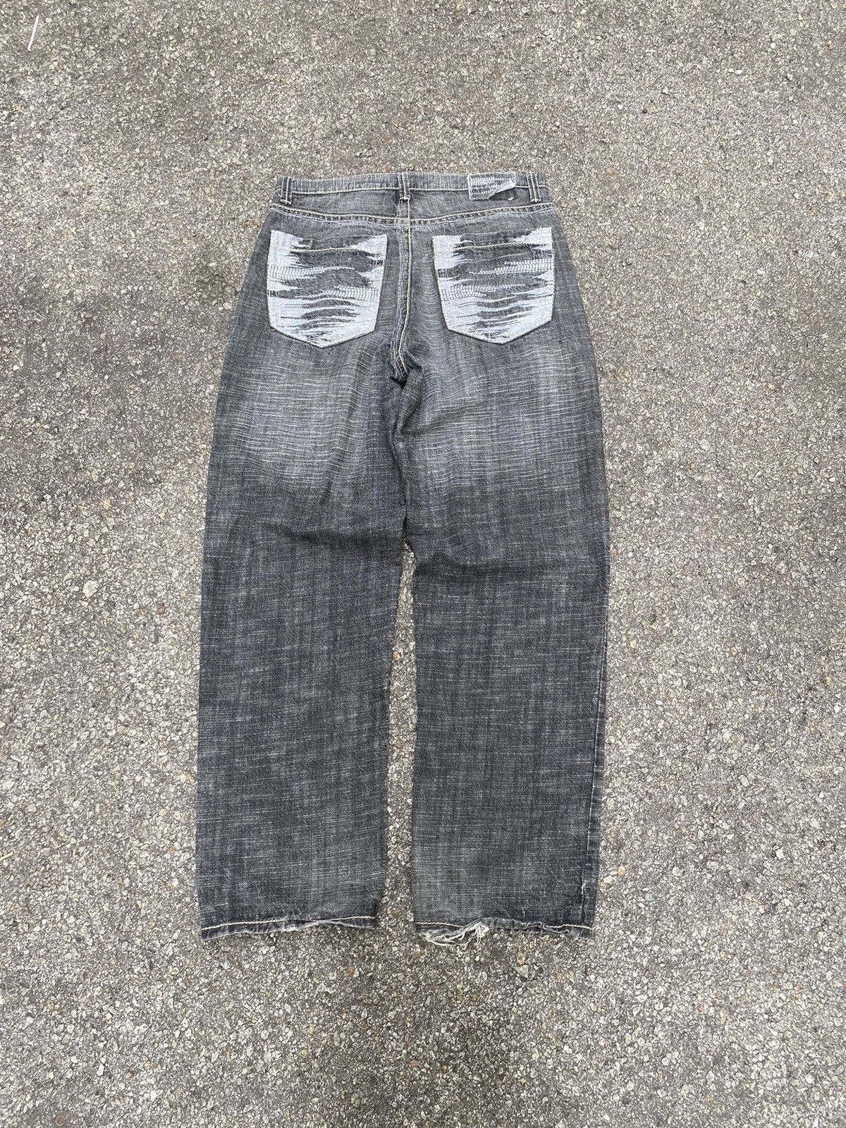 Southpole Y2K Baggy Jeans Royal Blue Faded Grey Denim Jnco Size US 34 / EU 50 - 1 Thumbnail