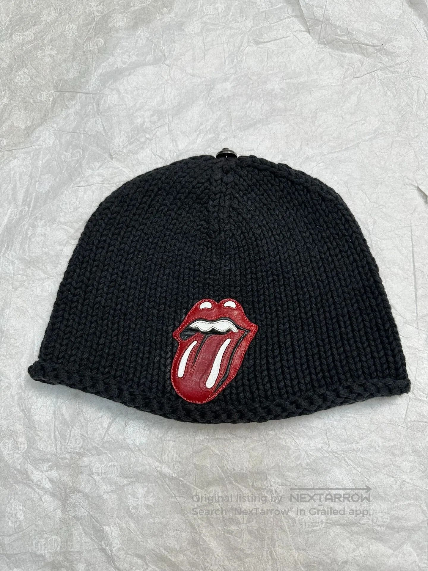 Chrome Hearts Chrome Hearts Rolling Stone Logo Cold Hat. Size ONE SIZE - 1 Thumbnail