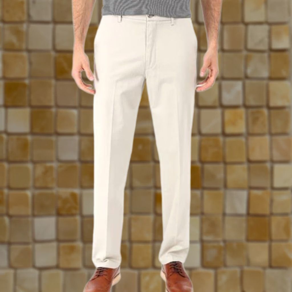 Dockers DOCKERS Signature Khaki Slim Cloud Dress Pants 34x30 Mens Beige - Best Pressed - Flat Front, Slim Fit, Khaki Chinos, 478460009 Size US 34 / EU 50 - 1 Preview