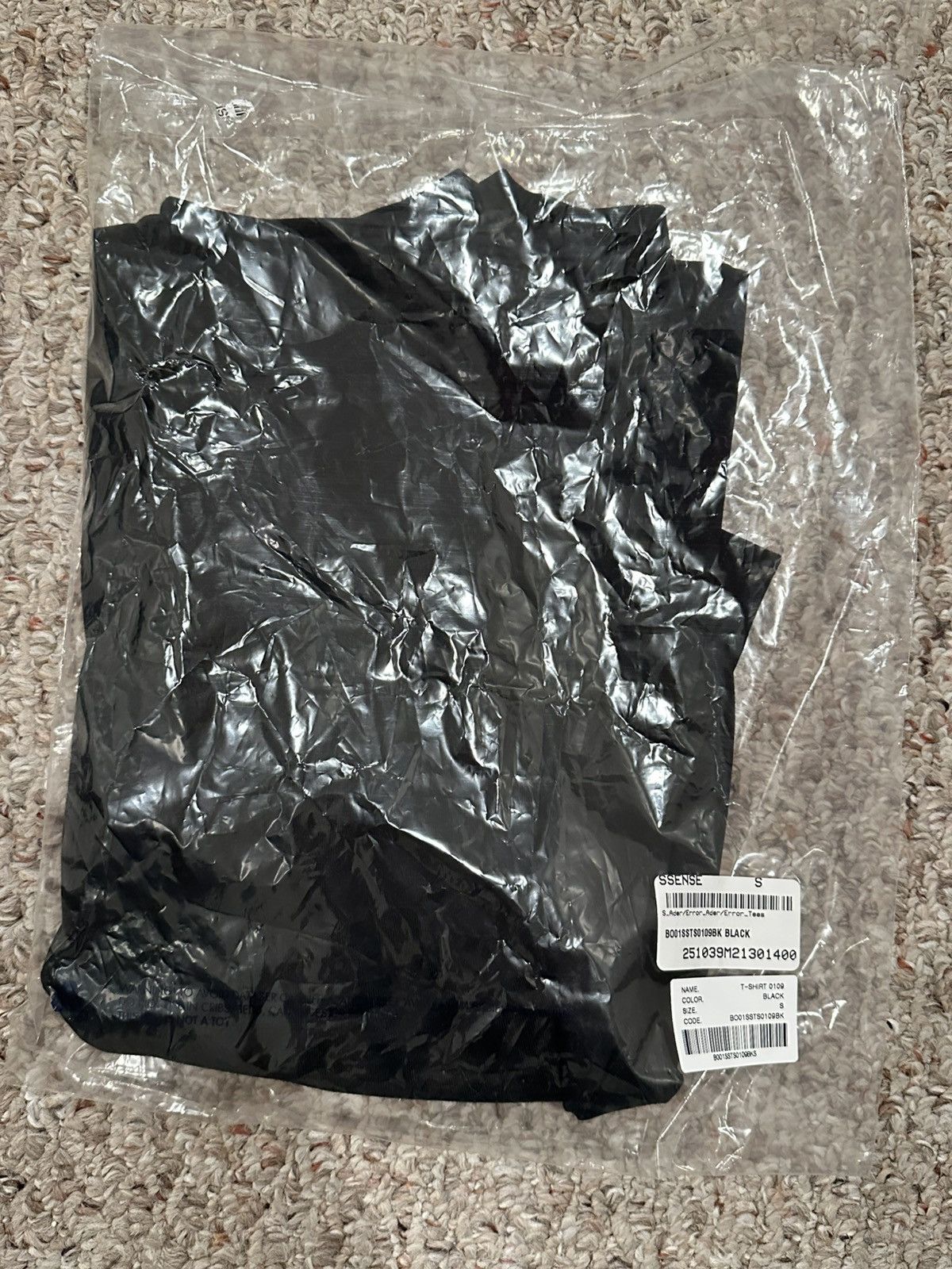 Ader Error Ader Error Black 0109 T-Shirt Size US S / EU 44-46 / 1 - 4 Thumbnail