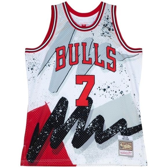 Mitchell & Ness Chicago Bulls Throwback Jersey Tony Kukoc Medium NWT Size US M / EU 48-50 / 2 - 12 Thumbnail