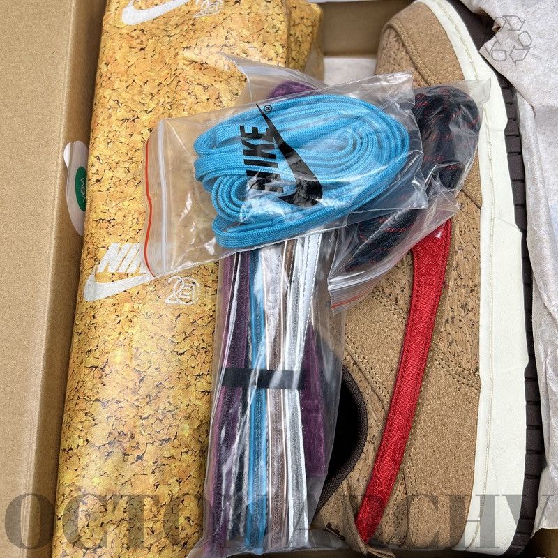 Nike CLOT x Nike Dunk Low SP ‘Cork’ Size US 12 / EU 45 - 7 Thumbnail