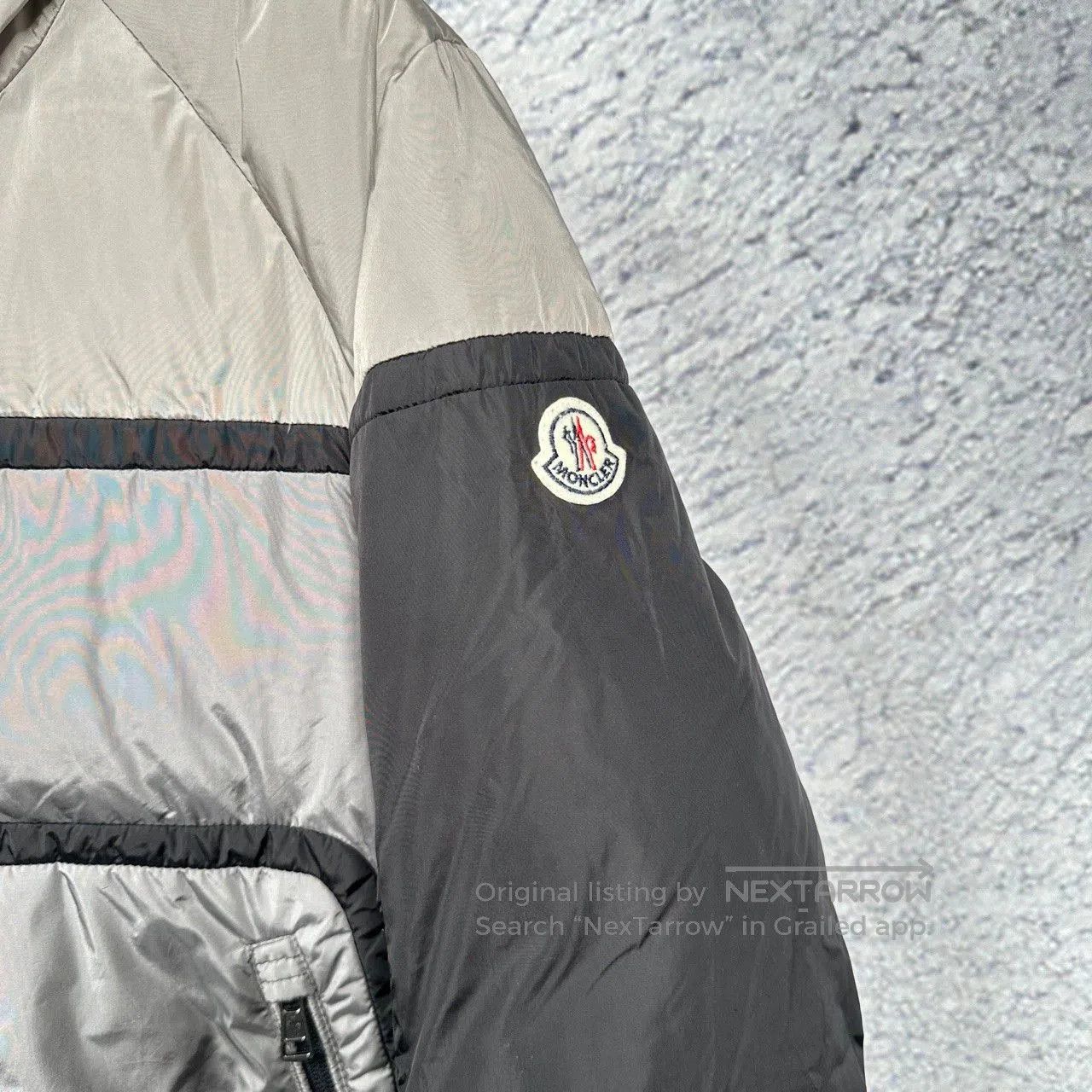 Moncler moncler color block hooded down jacket. Size US L / EU 52-54 / 3 - 6 Thumbnail