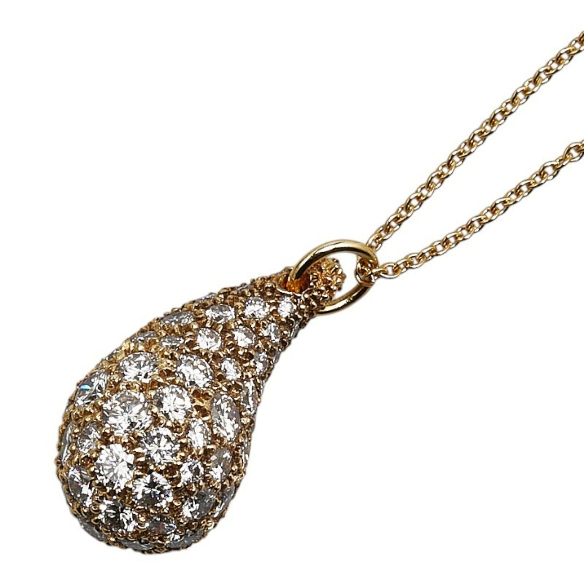 Tiffany & Co. Tiffany Elsa Peretti teardrop Bave diamond necklace K18YG yellow gold for women TIFFANY&Co. Size ONE SIZE - 1 Thumbnail