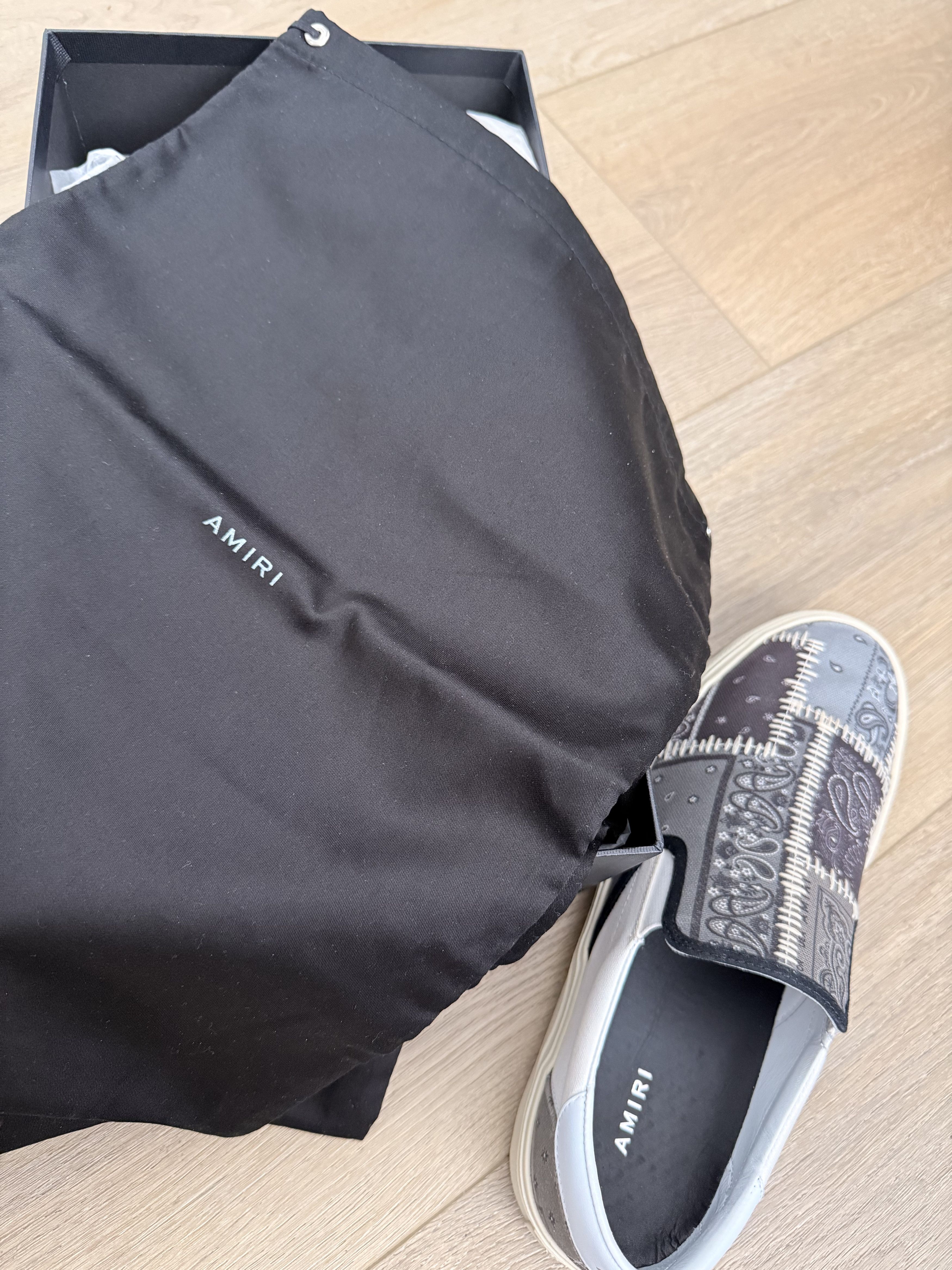 Amiri Bandana Reconstructed Slip On Size US 9 / EU 42 - 7 Thumbnail