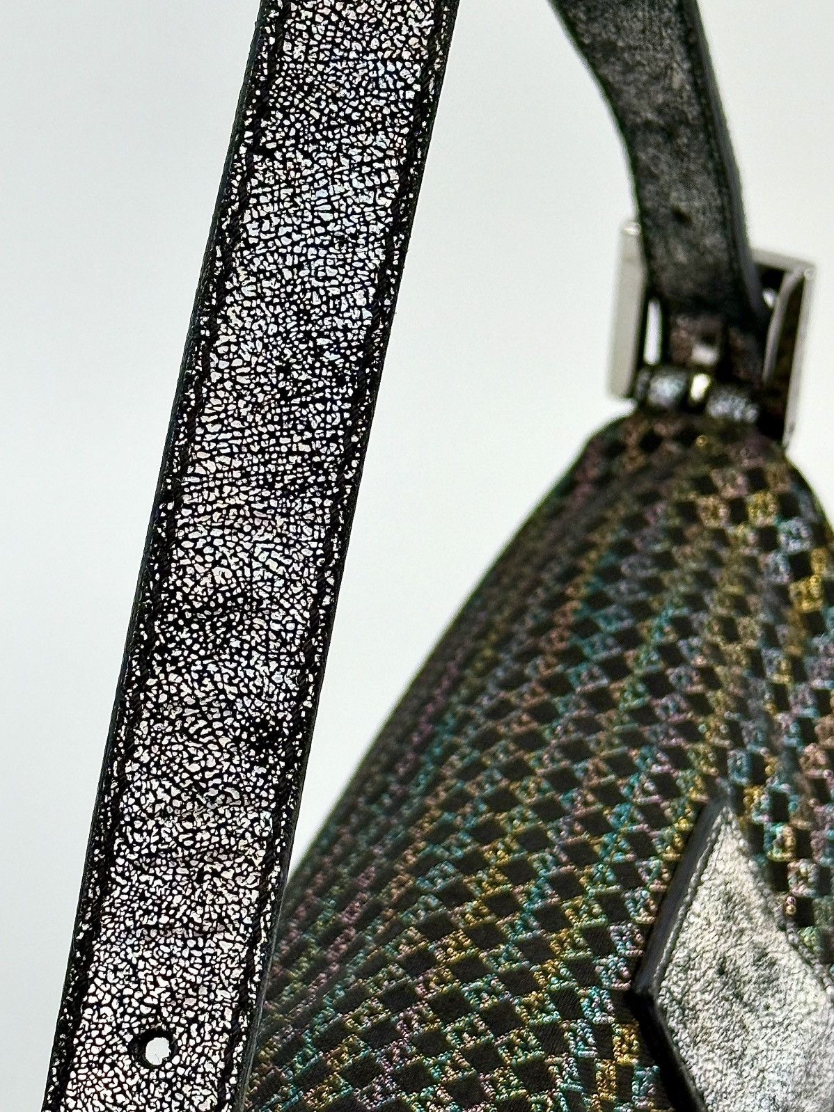 Fendi Fendi - 00’s - Multicolor - Zucca - Double Flap - Baguette Size ONE SIZE - 11 Thumbnail