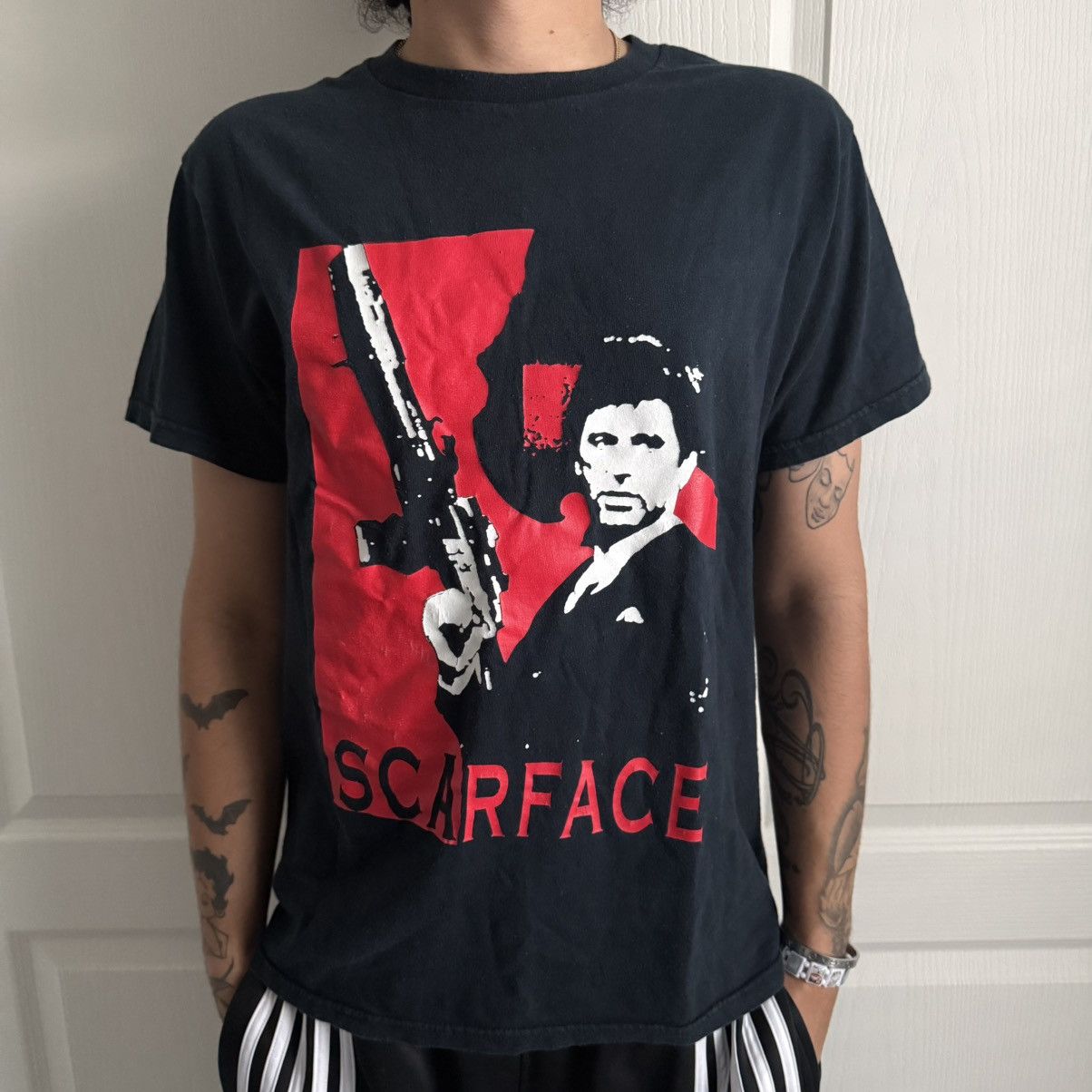 Other Vintage Y2K/2000s Black Scarface Movie Promo Streetwear Tee! Size US M / EU 48-50 / 2 - 1 Thumbnail