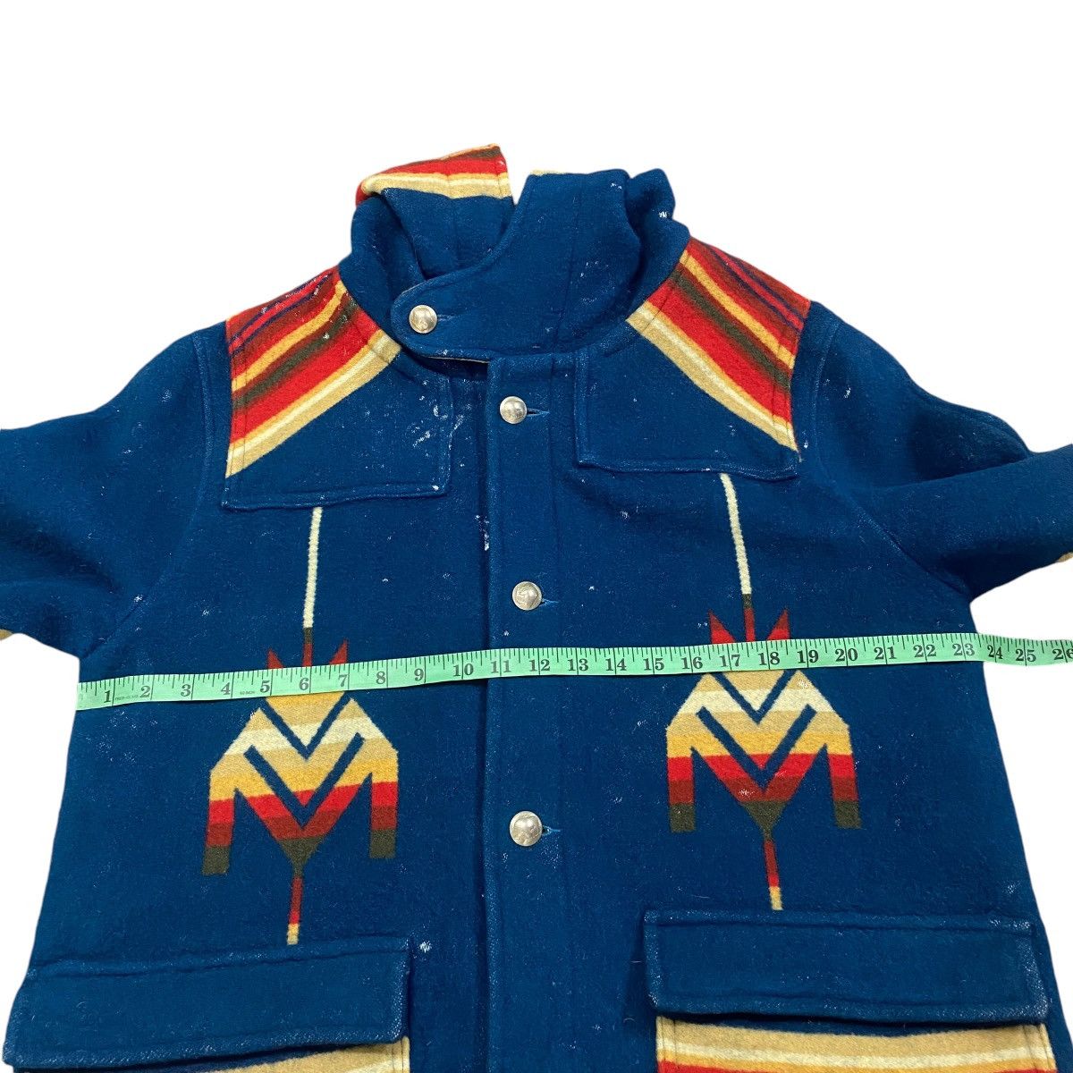 Vintage Vintage 90s Acoustic Native American Wool Hoodie Size US M / EU 48-50 / 2 - 18 Thumbnail