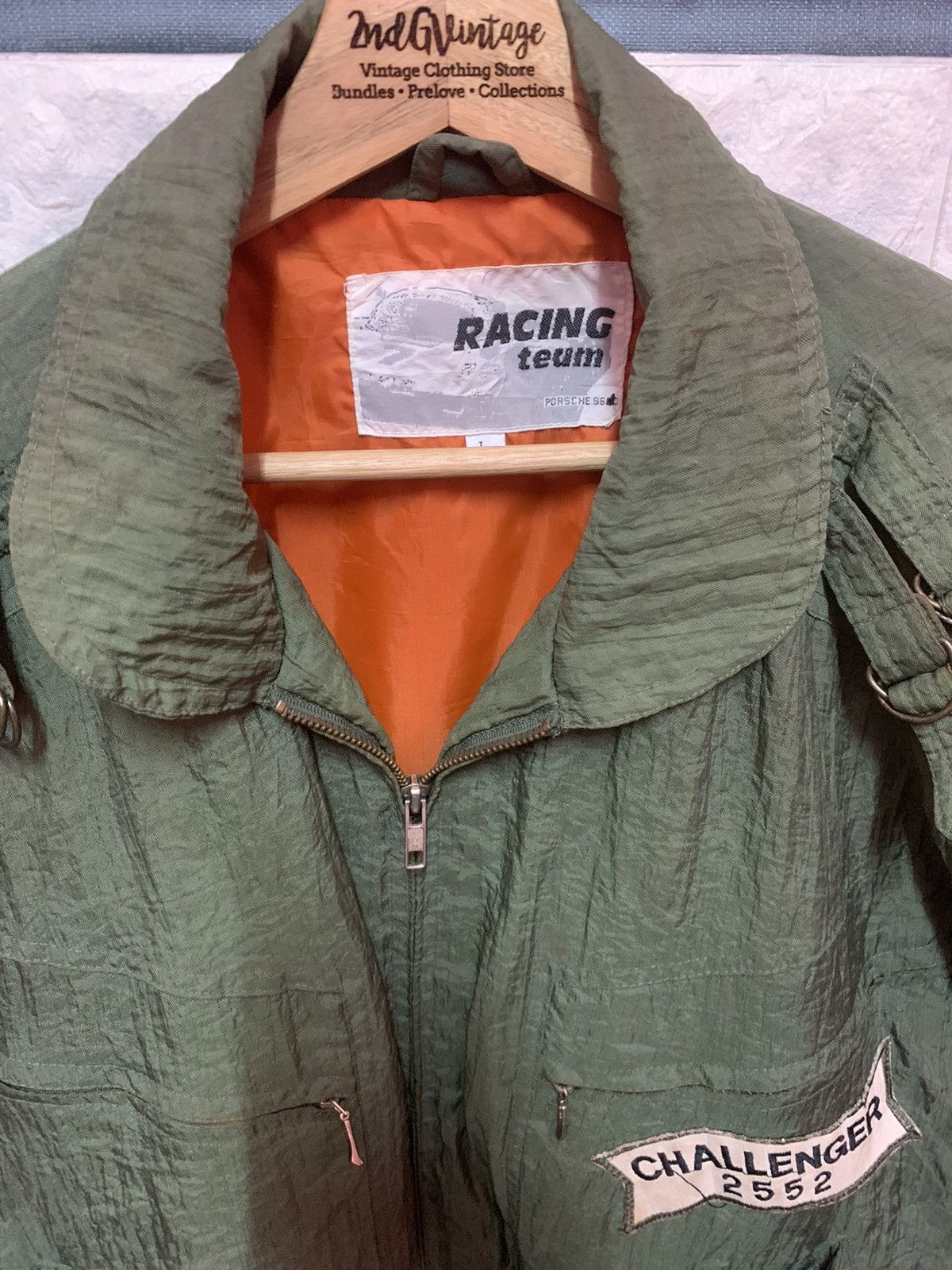 Sports Specialties × Vintage VINTAGE!! Light Jacket RACING TEAM Porsche Size US L / EU 52-54 / 3 - 3 Thumbnail