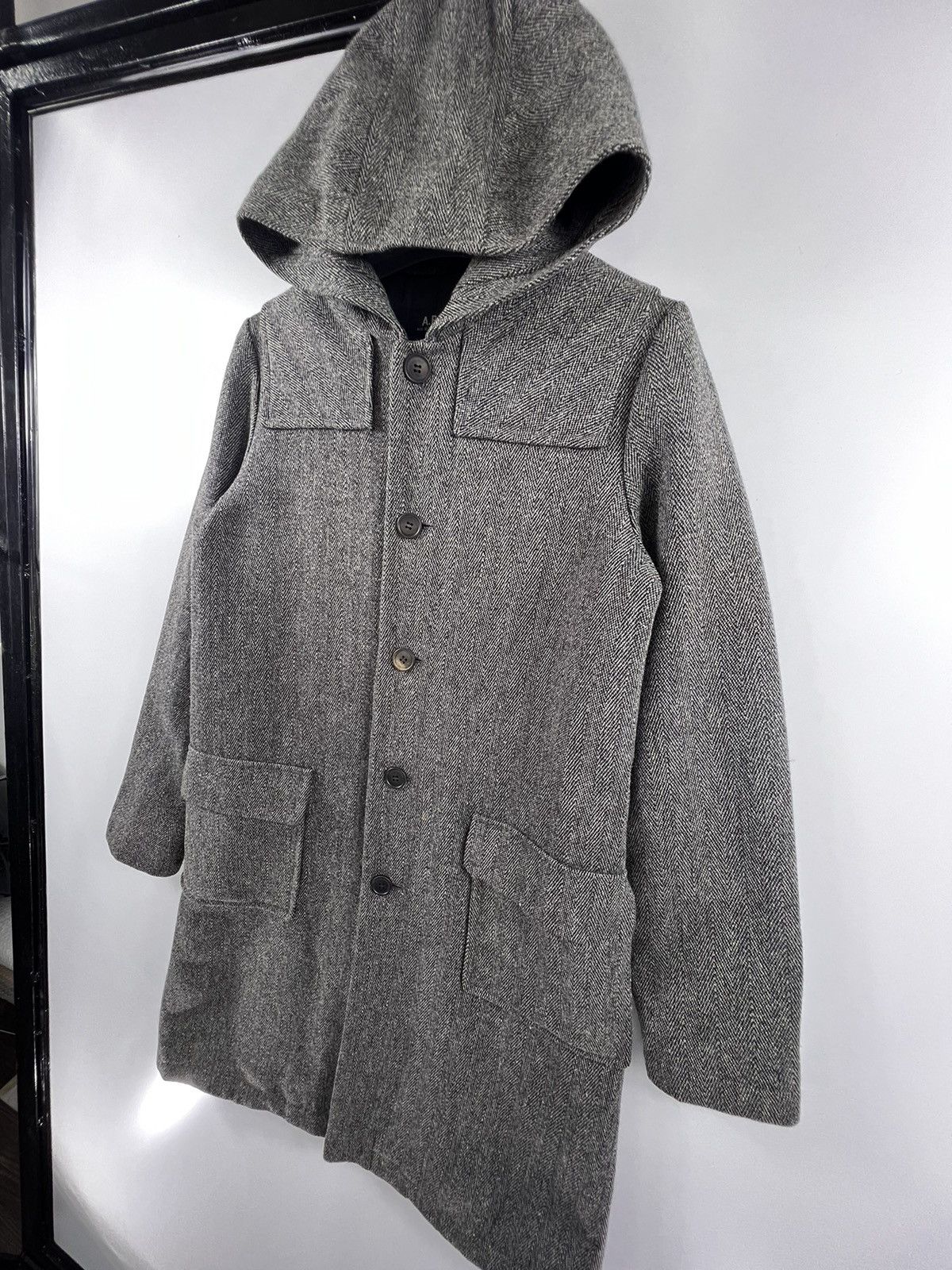 A.P.C. 🔥 A.P.C japan Herringbone Long Coat Size US XS / EU 42 / 0 - 5 Thumbnail