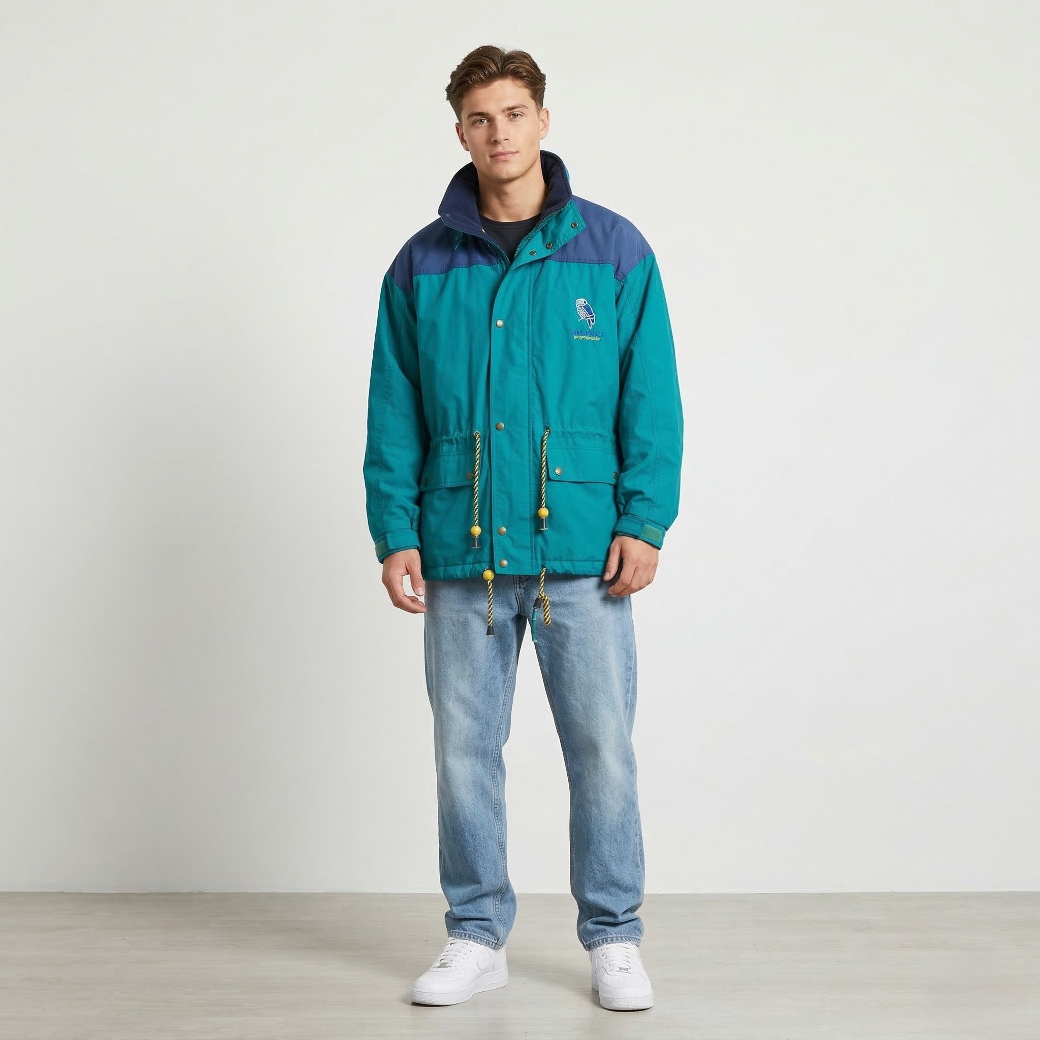 Vintage Enjoyable Mens S Jacket Green Nylon Vintage 2600 Size US S / EU 44-46 / 1 - 1 Thumbnail