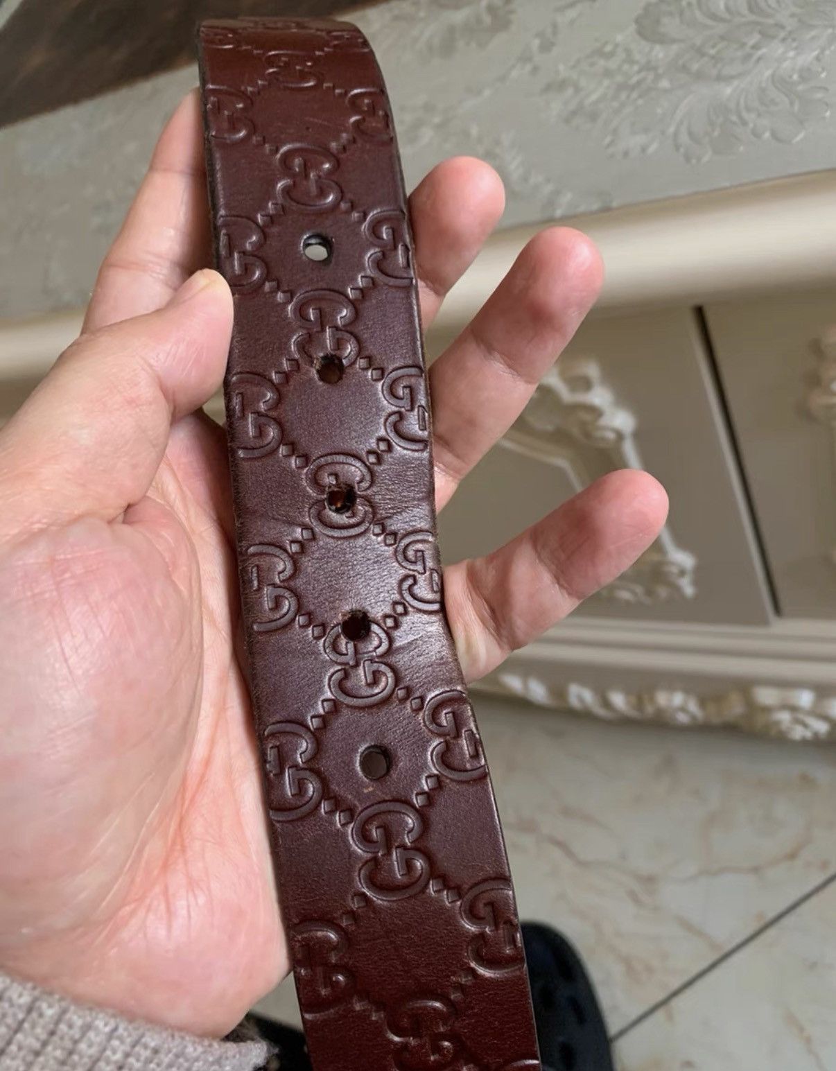 Gucci Gucci Genuine Leather Belt K16 Size ONE SIZE - 3 Thumbnail