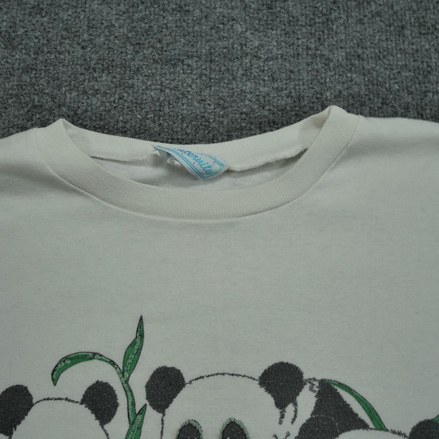 Vintage VINTAGE Panda Shirt Womens XL Oversized Maternity Bear Nature 90s Size XL / US 12-14 / IT 48-50 - 6 Thumbnail