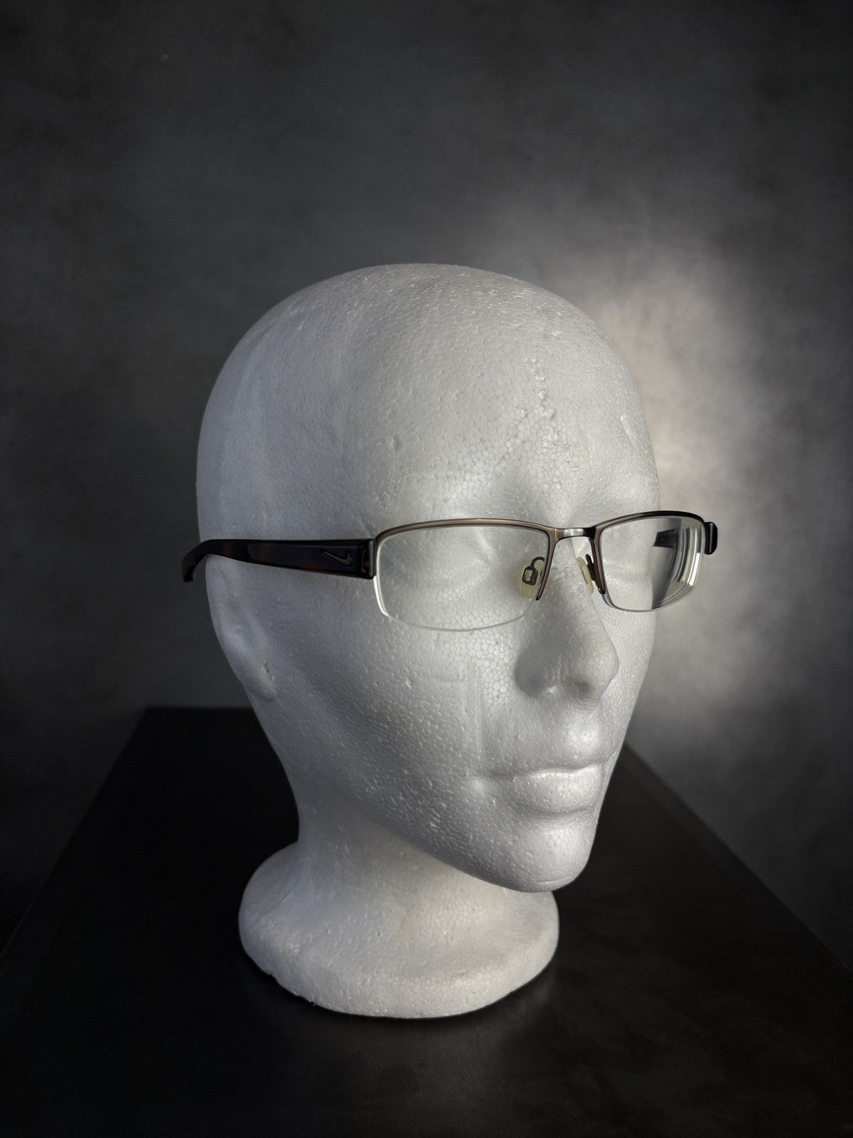 Nike × Vintage 2000s Nike Frames Eyeglasses Vintage Nike Swoosh Half Rim Size ONE SIZE - 4 Thumbnail