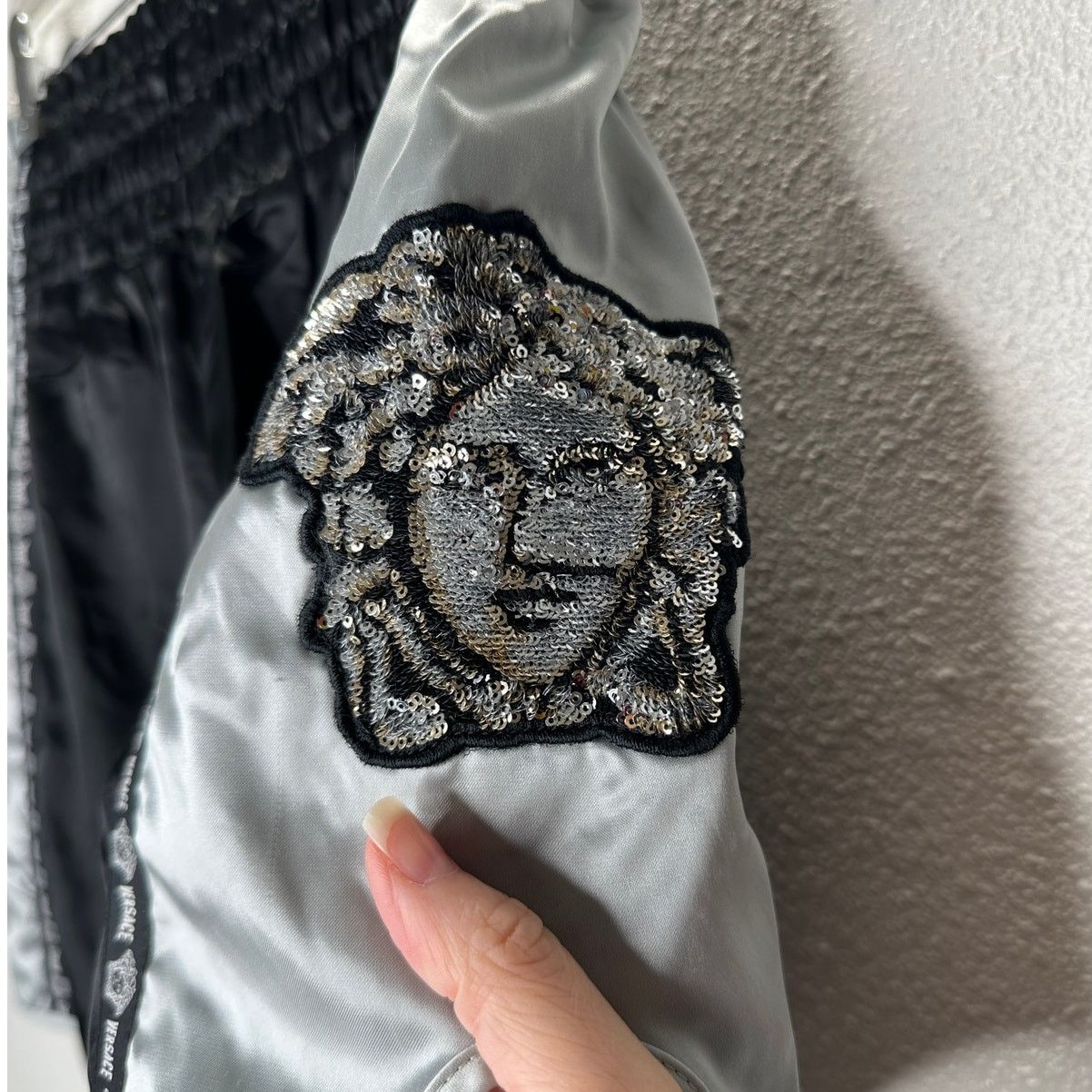 Versace Versace Muay Thai Boxing Shorts Black & Silver Sequin 48 / M Size US 32 / EU 48 - 8 Thumbnail