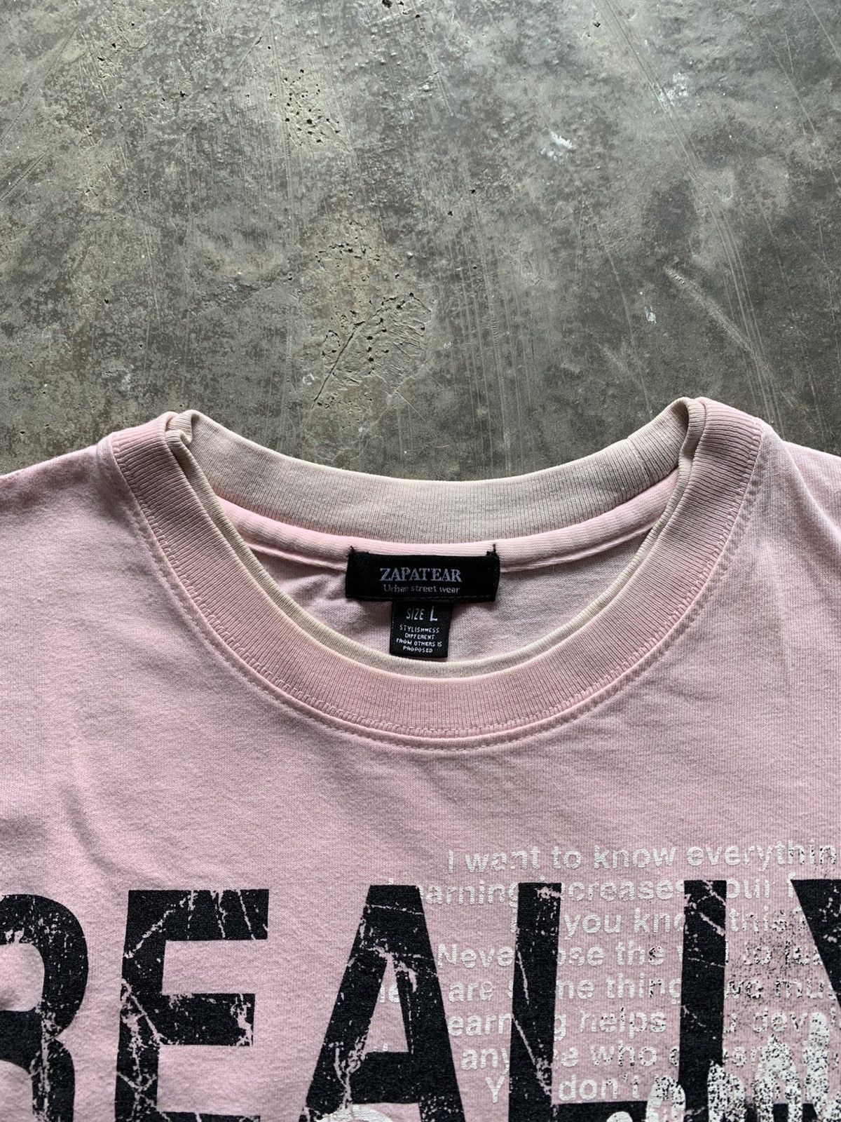 If Six Was Nine × Japanese Brand × Le Grande Bleu (L.G.B.) Japanese Gothic Poem Zapatear T Shirt Size US L / EU 52-54 / 3 - 5 Thumbnail